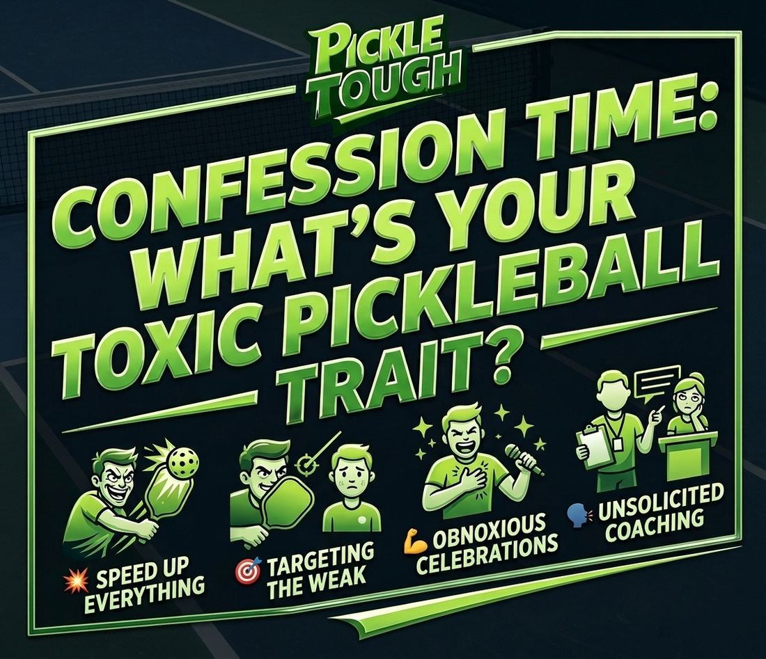 CONFESSION TIME: What’s Your Toxic Pickleball Trait?