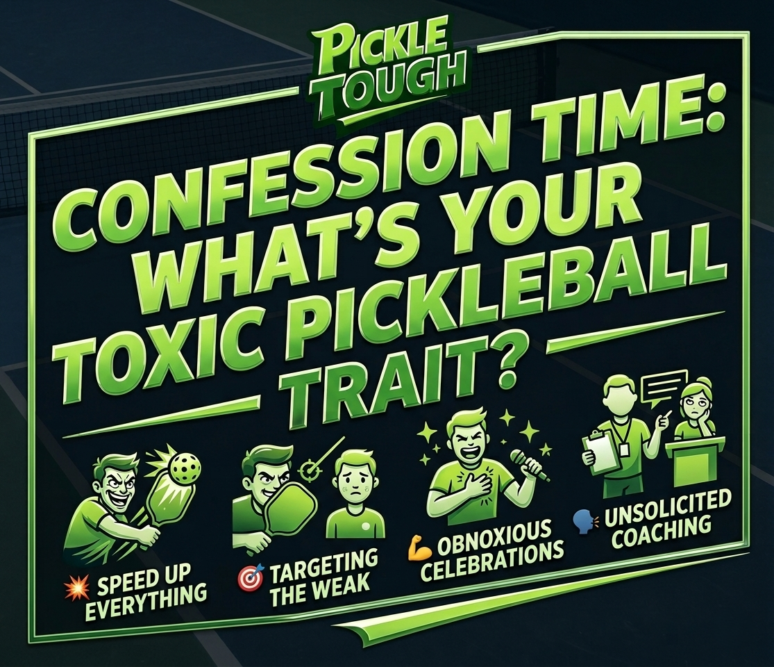 CONFESSION TIME: What’s Your Toxic Pickleball Trait?