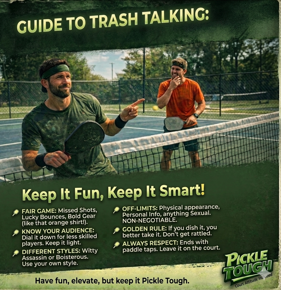 Pickle Tough Guide to Trash Talking: Keep It Fun, Keep It Smart