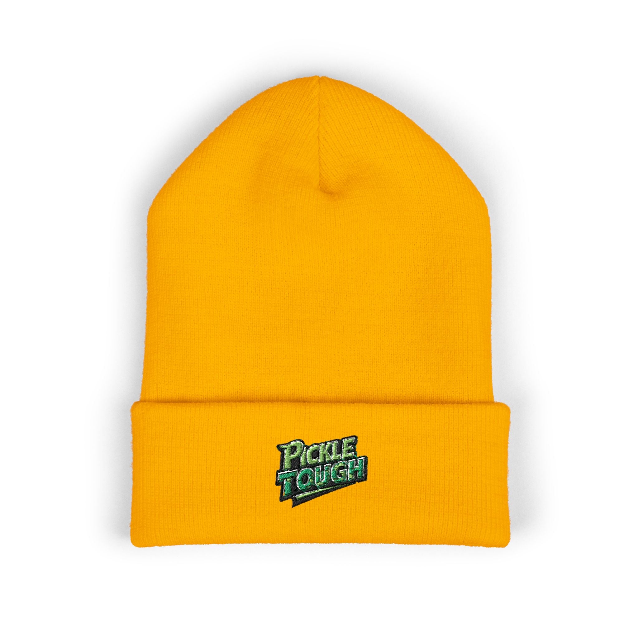 Pickle Tough Logo Beanie — Classic Knit Winter Hat