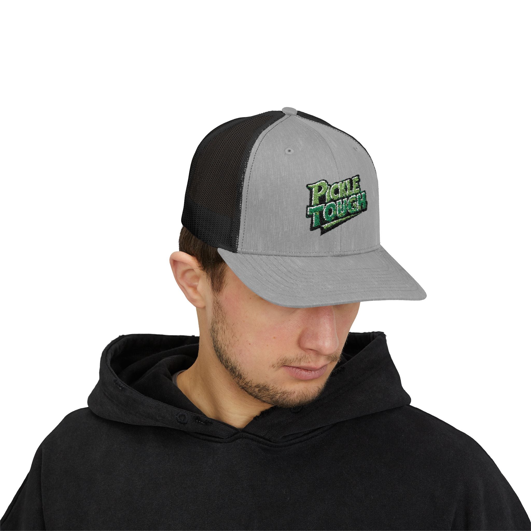 Pickle Tough Trucker Cap — Patch Snapback