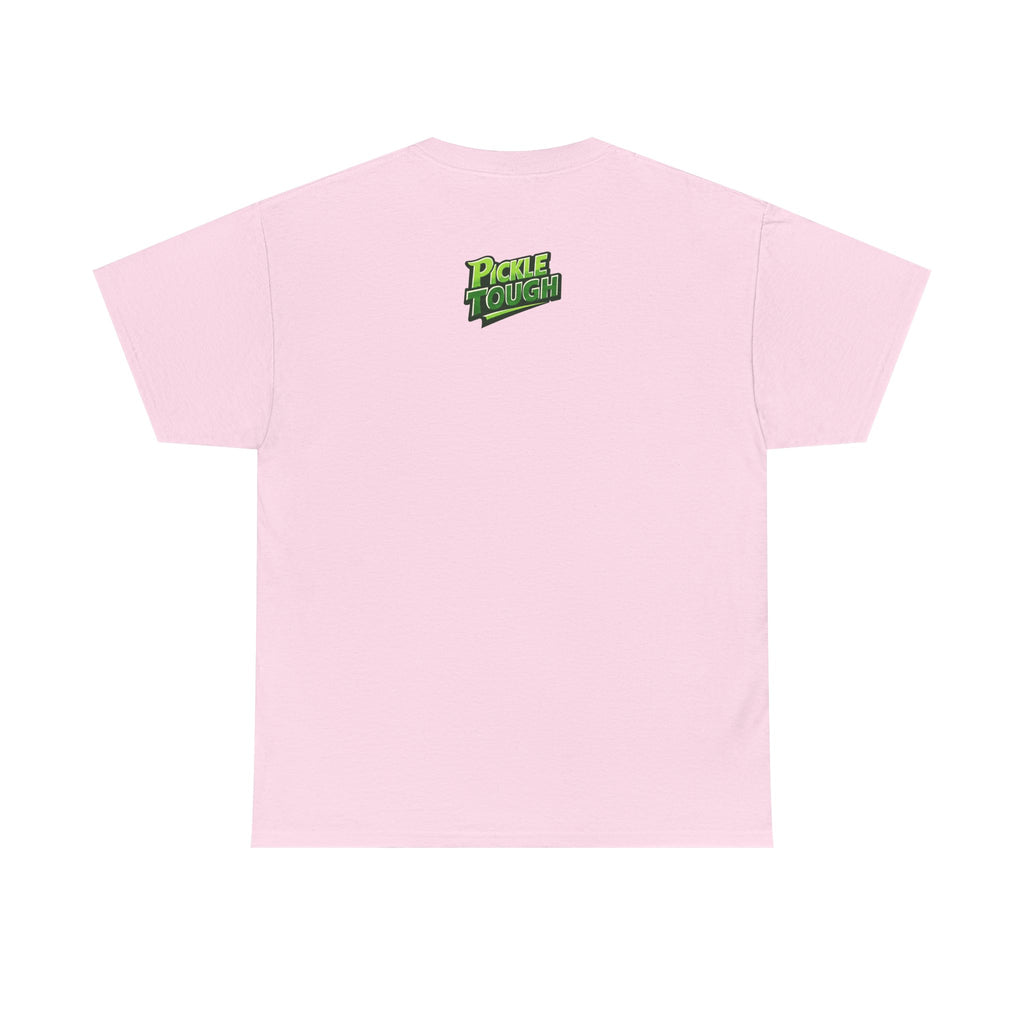 "Badminton is for Nerds" Pickleball T-Shirt — 100% Cotton Two Sided T-Shirt Unisex