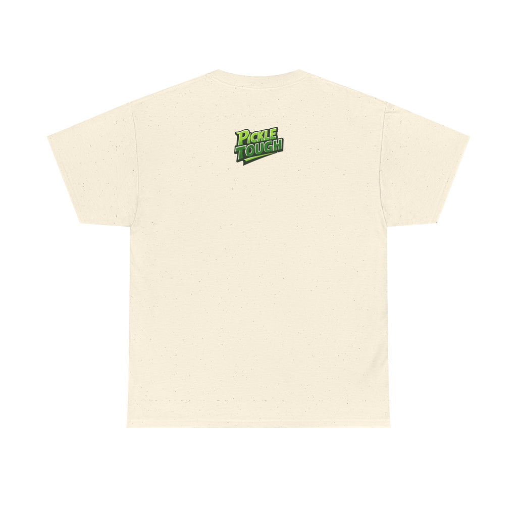 "Badminton is for Nerds" Pickleball T-Shirt — 100% Cotton Two Sided T-Shirt Unisex