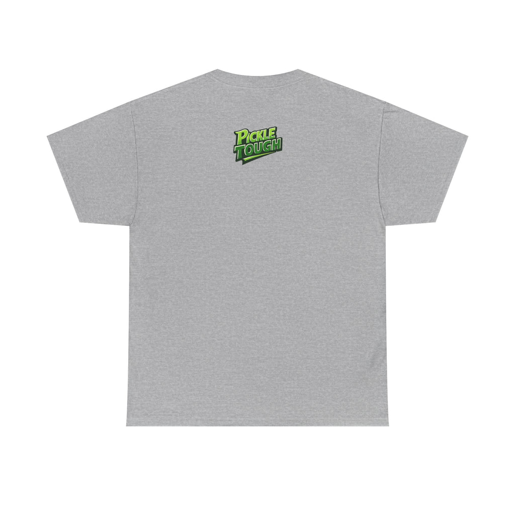"Badminton is for Nerds" Pickleball T-Shirt — 100% Cotton Two Sided T-Shirt Unisex