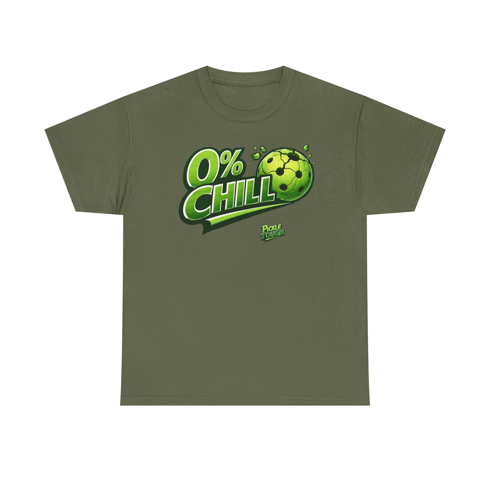 "0% Chill" Pickleball T-Shirt- 100% Cotton T-Shirt Unisex