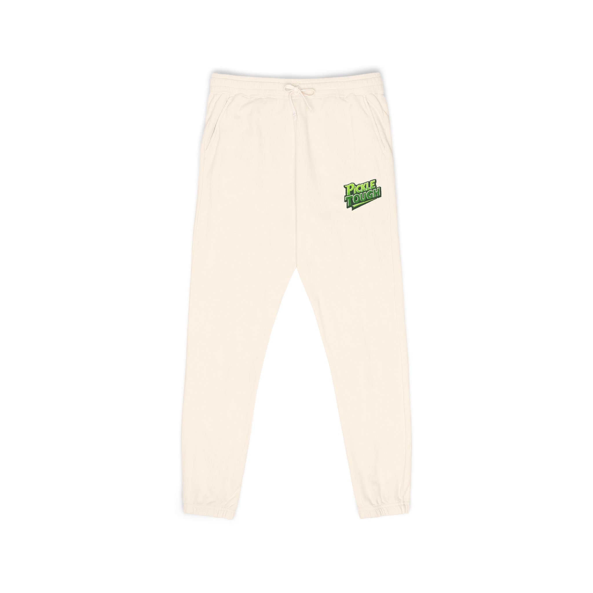 Pickle Tough Pickleball Sweatpants — Olive Fleece Joggers Unisex