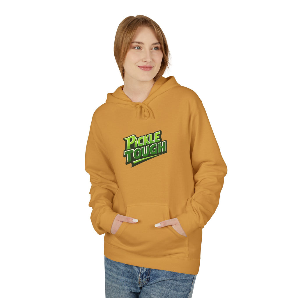 Pickle Tough Logo  Pickleball Hoodie - Hooded Sweatshirt Pullover