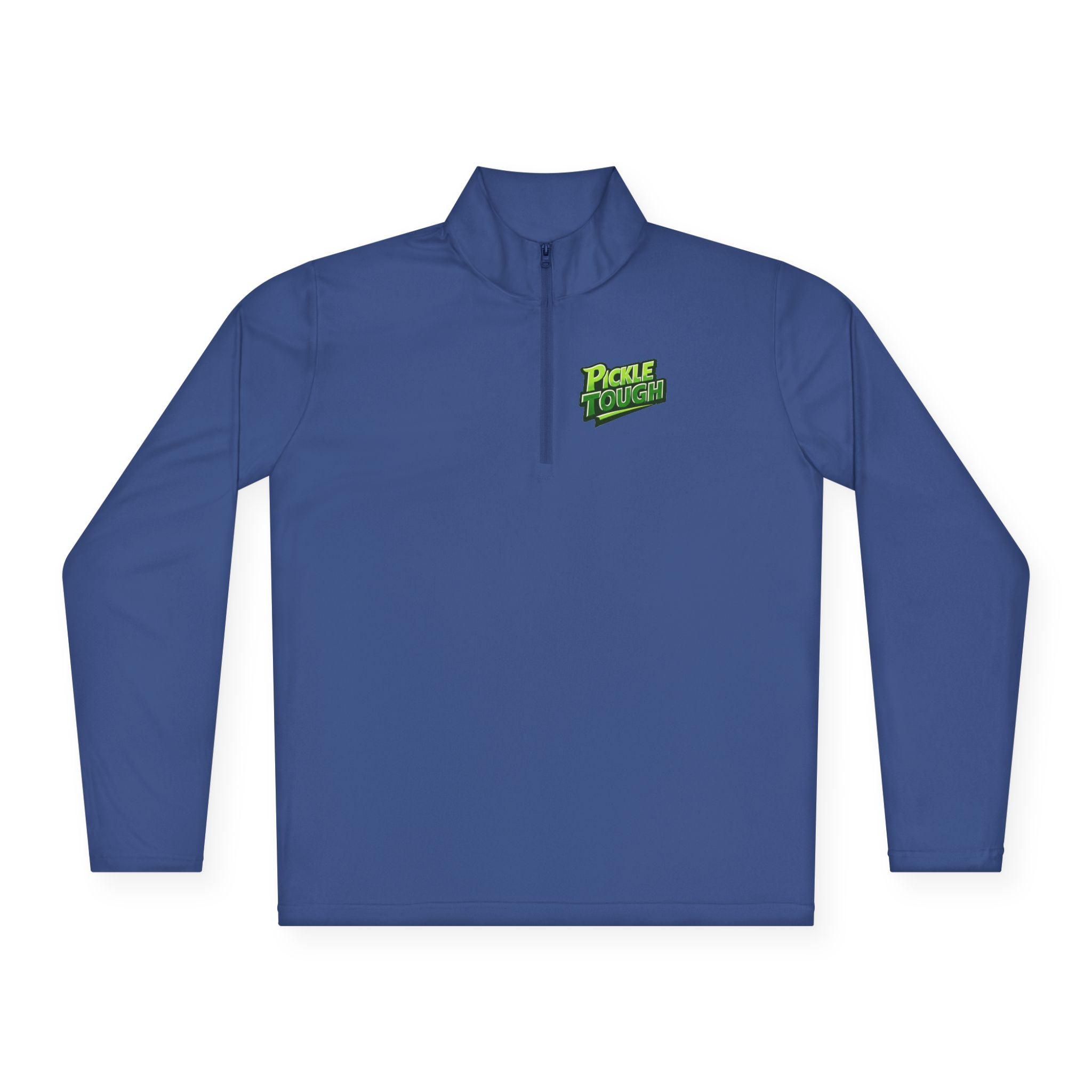 Pickle Tough Logo Quarter-Zip Pullover | Quarter-Zip Long Sleave Shirt Unisex