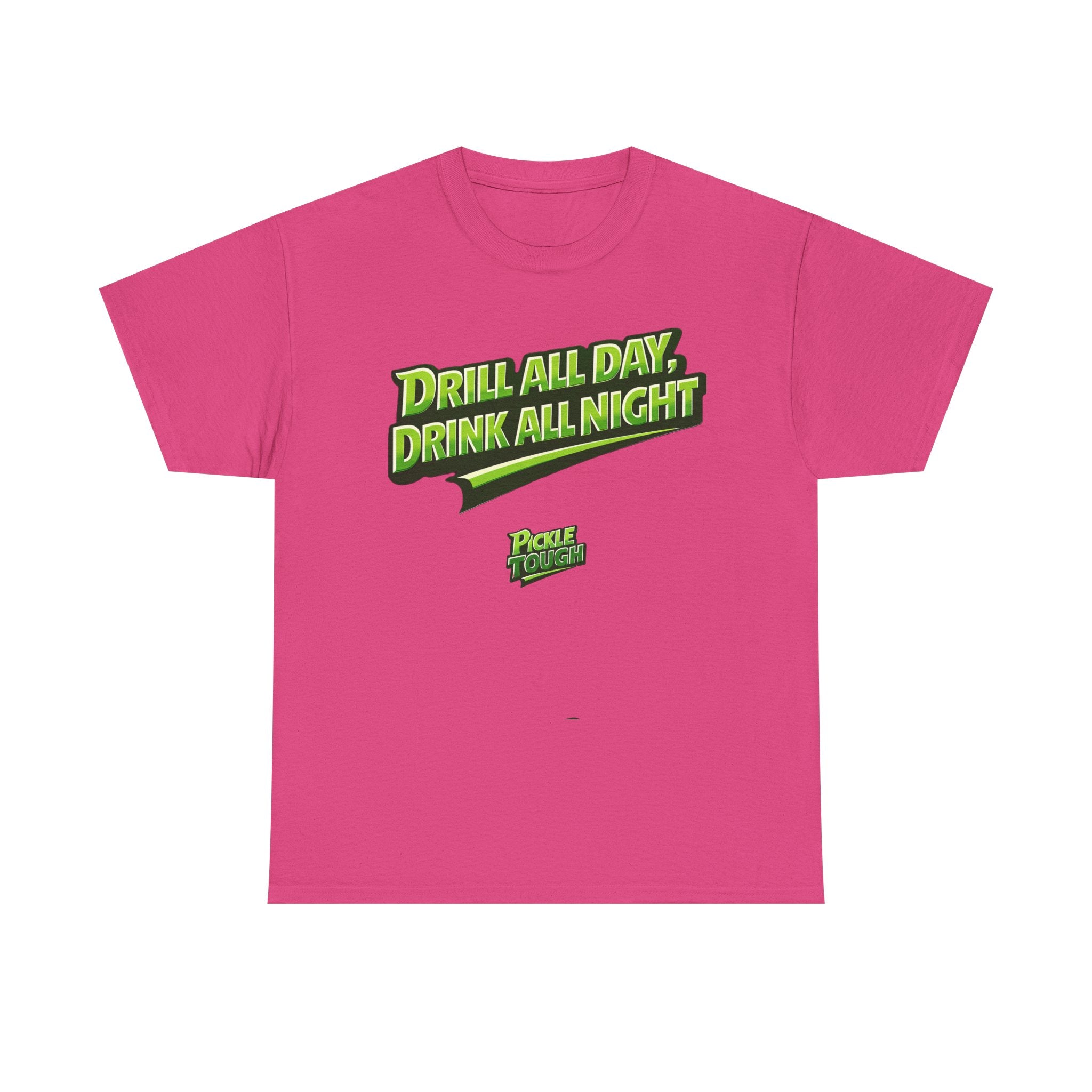 "Drill All Day, Dink All Night" Pickleball T-Shirt | 100% Cotton T-Shirt Unisex