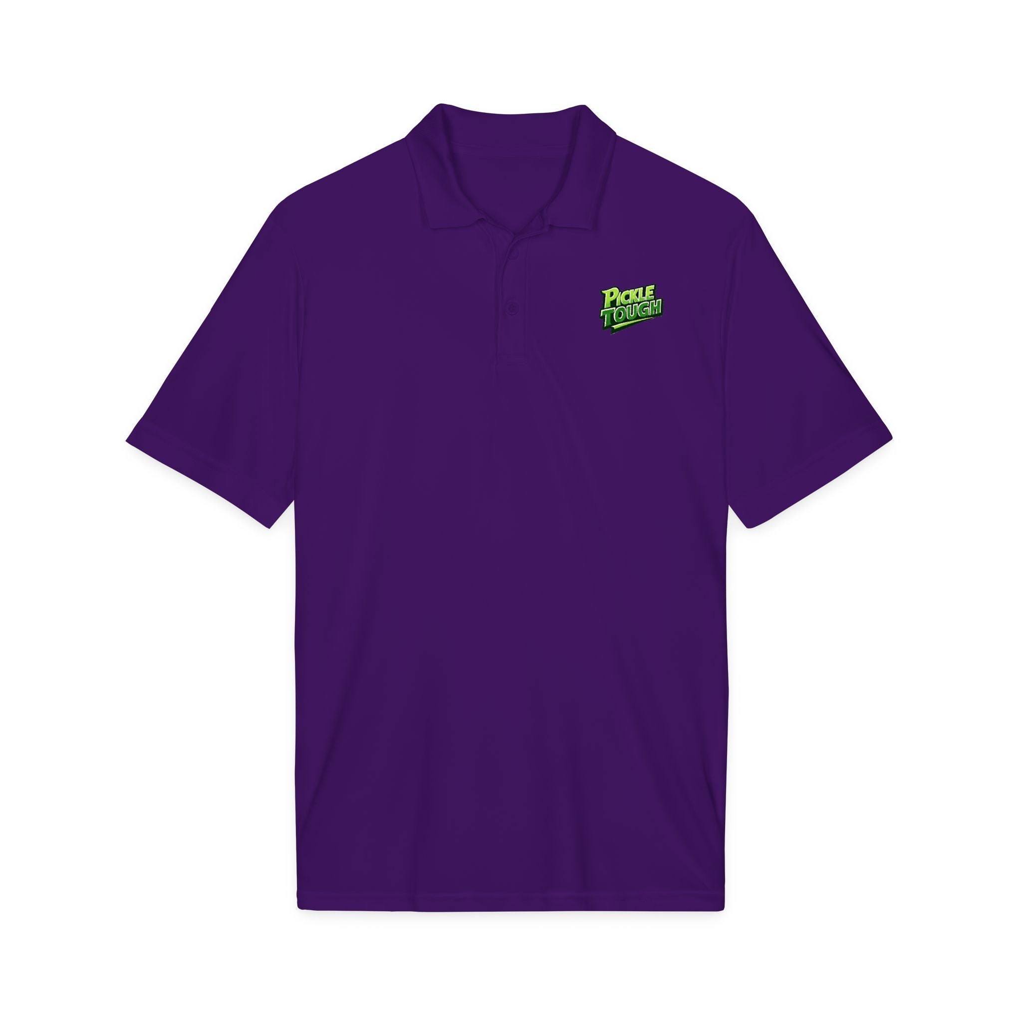 Pickle Tough Logo Pickleball Polo-PosiCharge® Competitor™ Polo