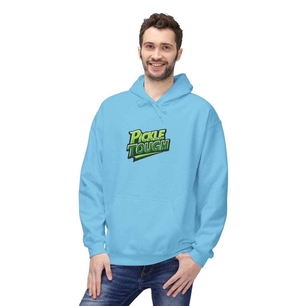 Pickle Tough Logo  Pickleball Hoodie - Hooded Sweatshirt Pullover