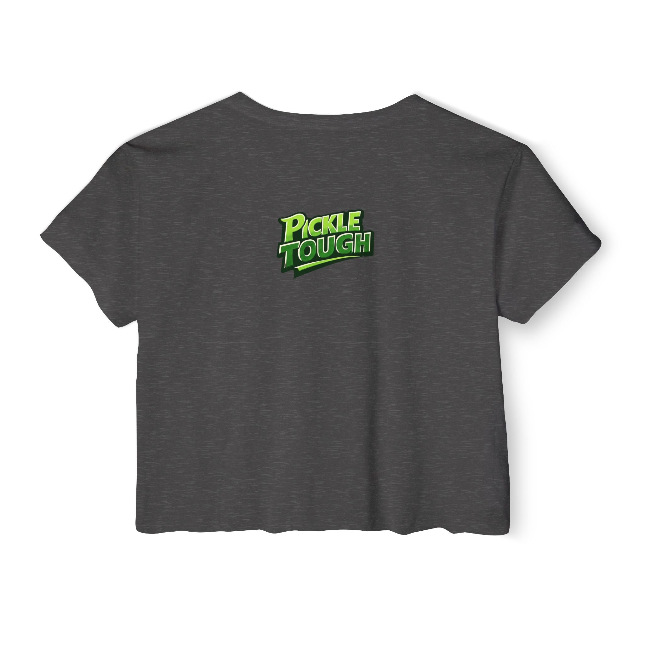 "I Look Good Beating You" Pickleball Two Sided Crop Top