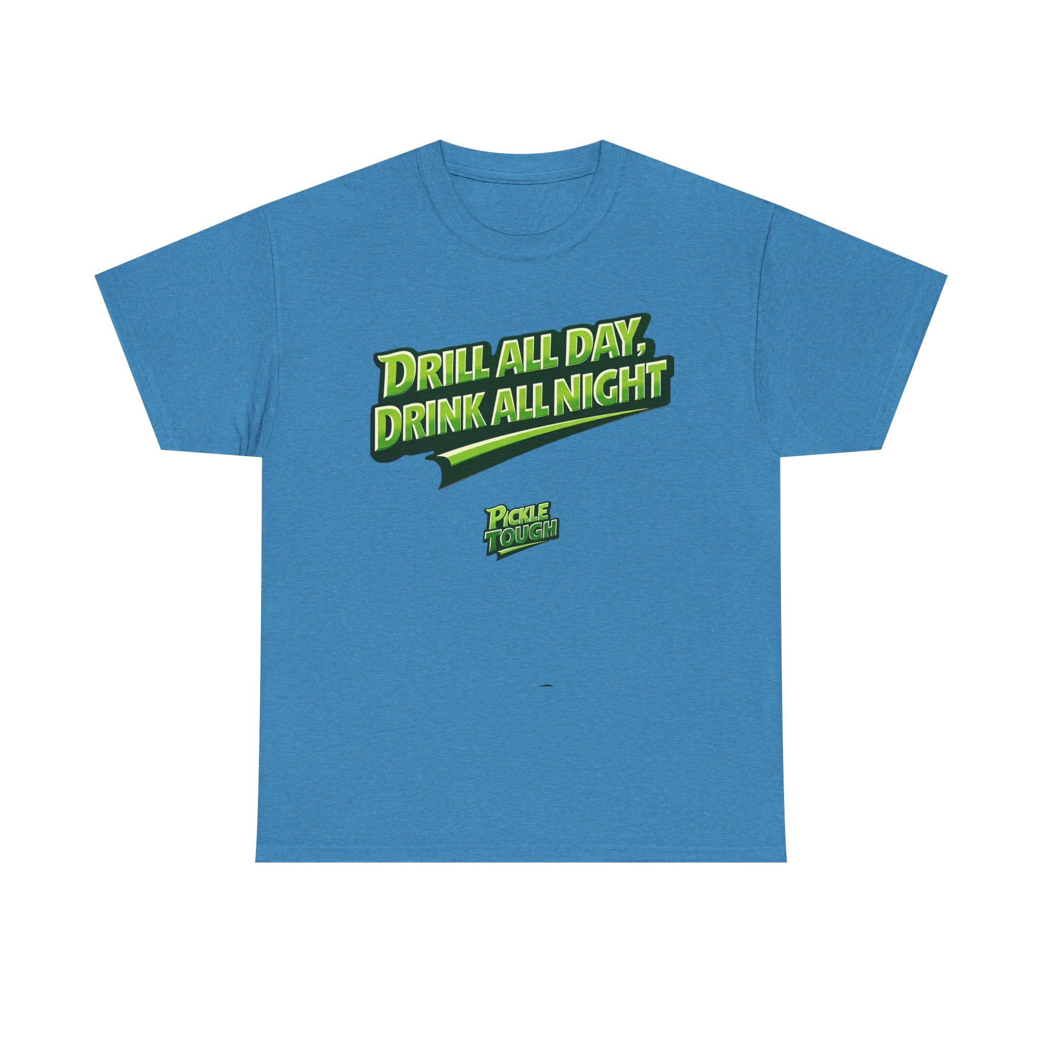 "Drill All Day, Dink All Night" Pickleball T-Shirt | 100% Cotton T-Shirt Unisex