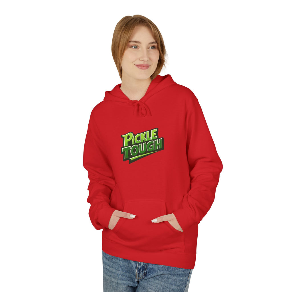 Pickle Tough Logo  Pickleball Hoodie - Hooded Sweatshirt Pullover
