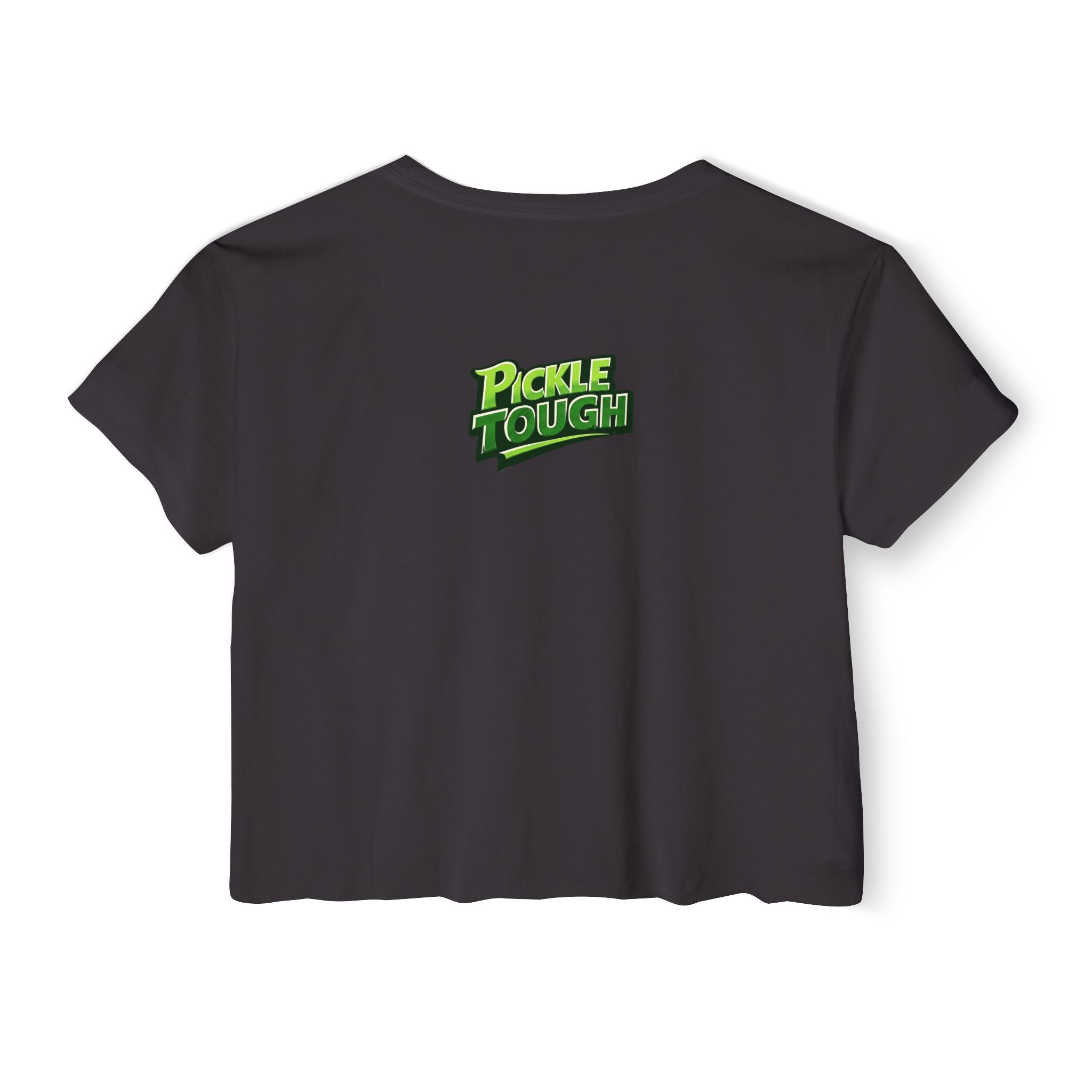 "I Look Good Beating You" Pickleball Two Sided Crop Top