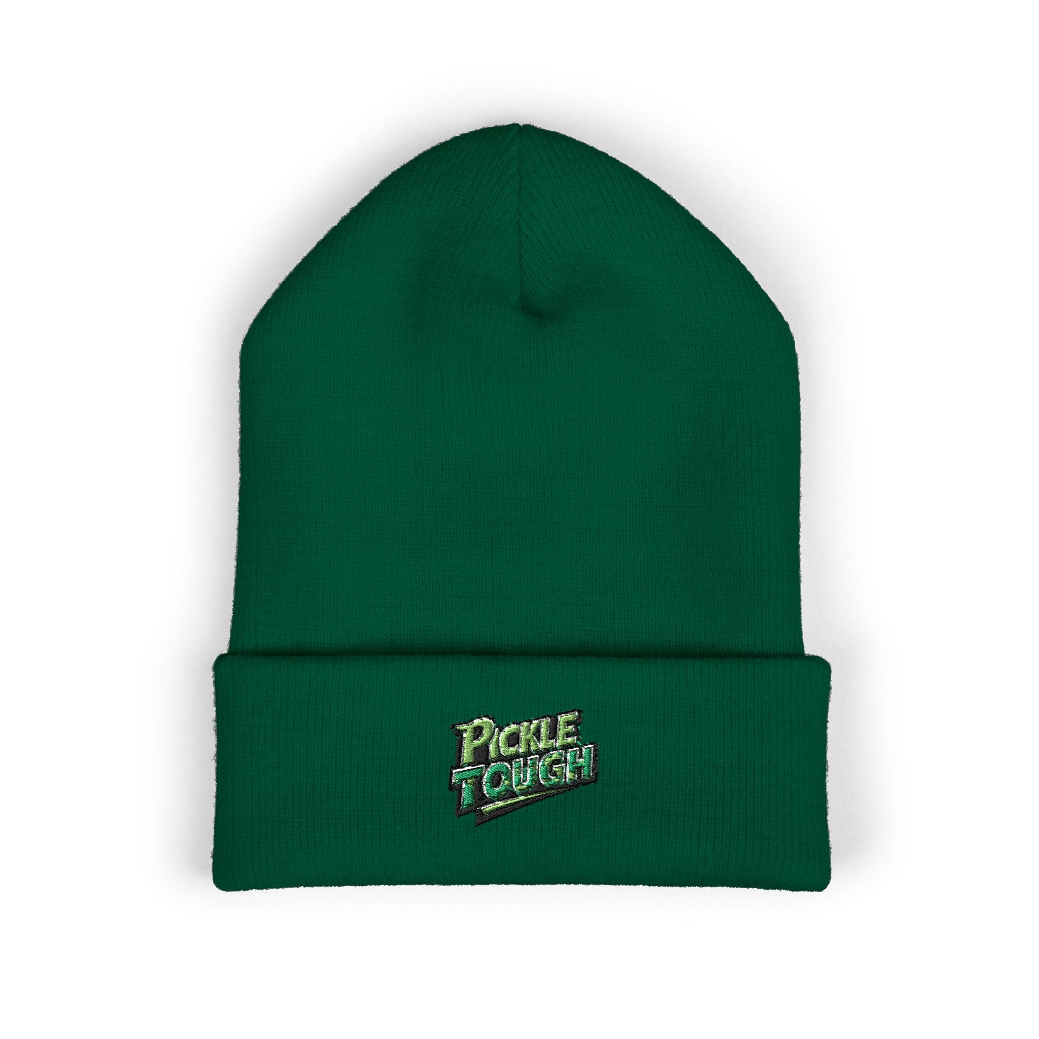 Pickle Tough Logo Beanie — Classic Knit Winter Hat