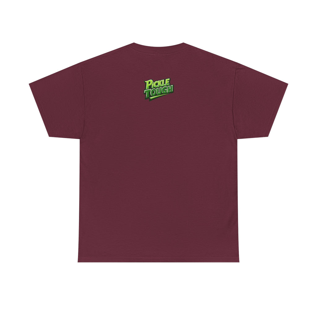 "Badminton is for Nerds" Pickleball T-Shirt — 100% Cotton Two Sided T-Shirt Unisex