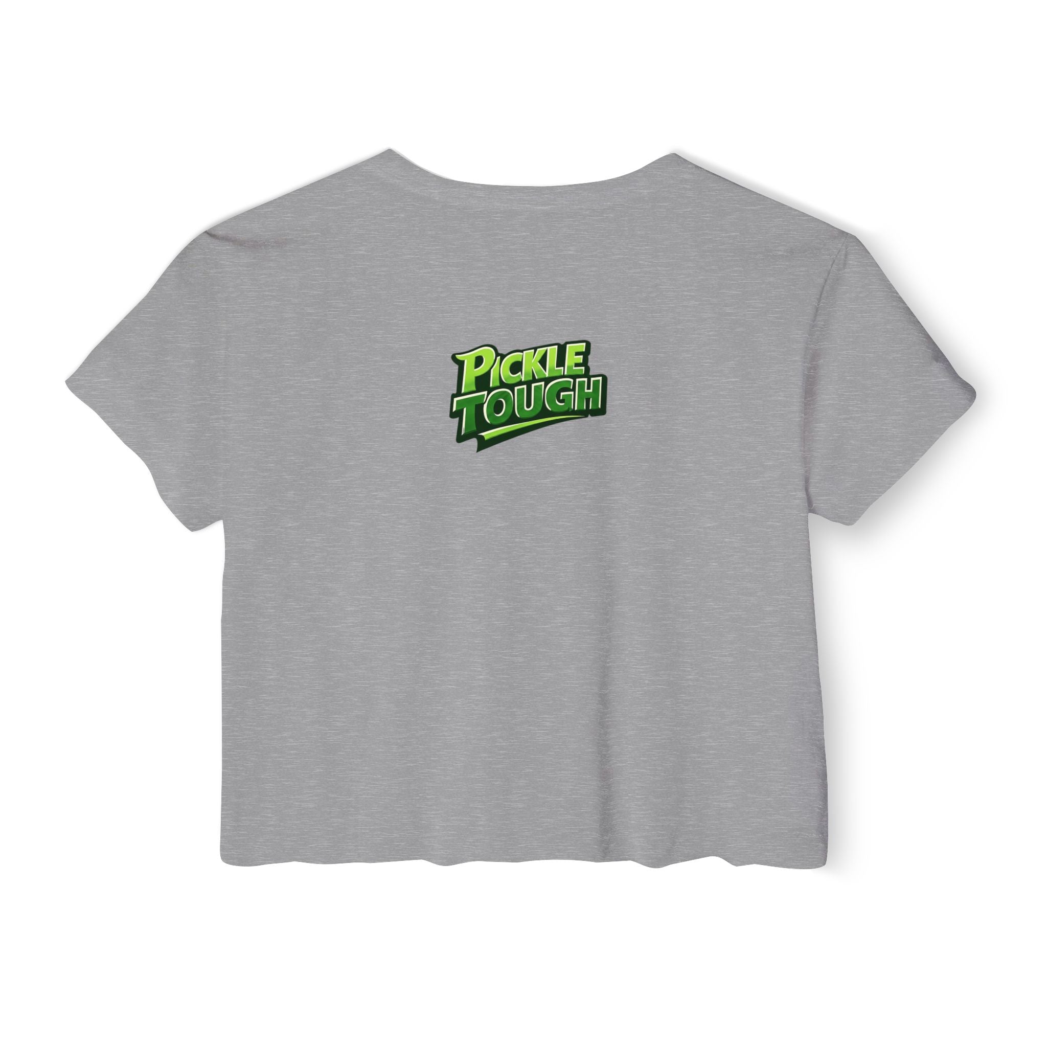 "I Look Good Beating You" Pickleball Two Sided Crop Top