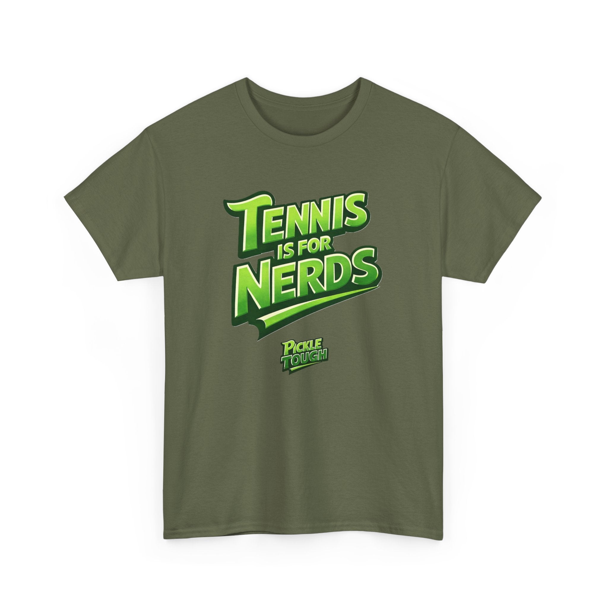 "Tennis Is for Nerds" Pickleball T-Shirt — 100% Cotton T-Shirt Unisex