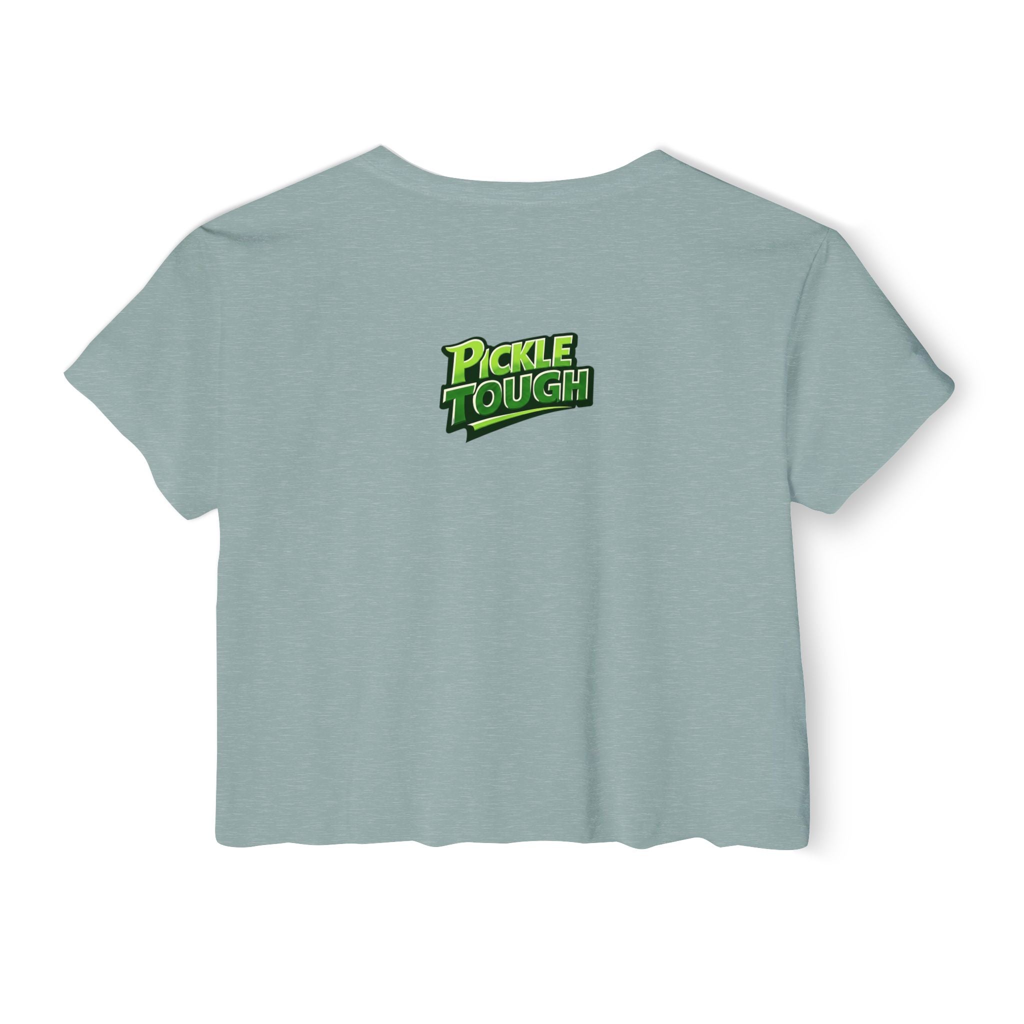 "I Look Good Beating You" Pickleball Two Sided Crop Top
