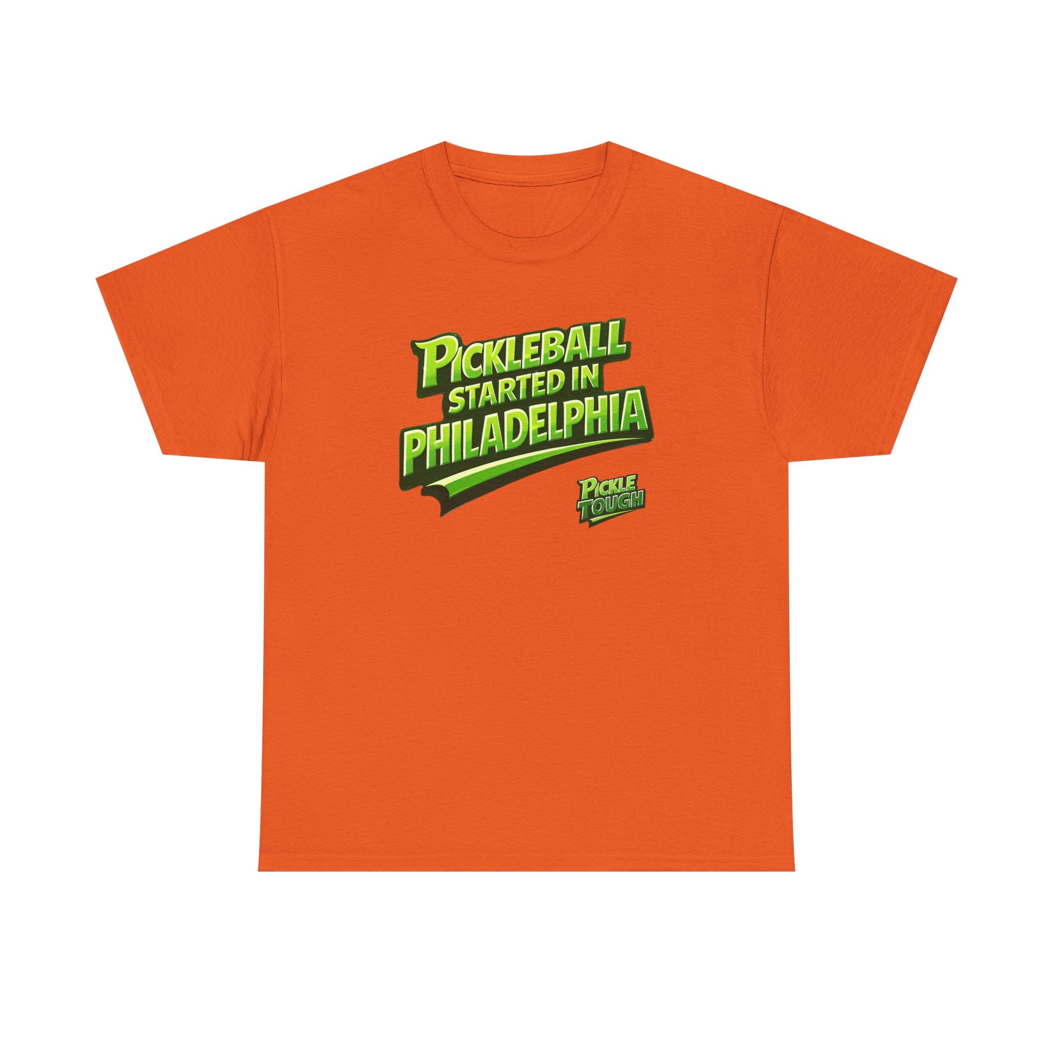 "Pickleball Started In Philadelphia" Pickleball T-Shirt — T-Shirts - 100% Cotton