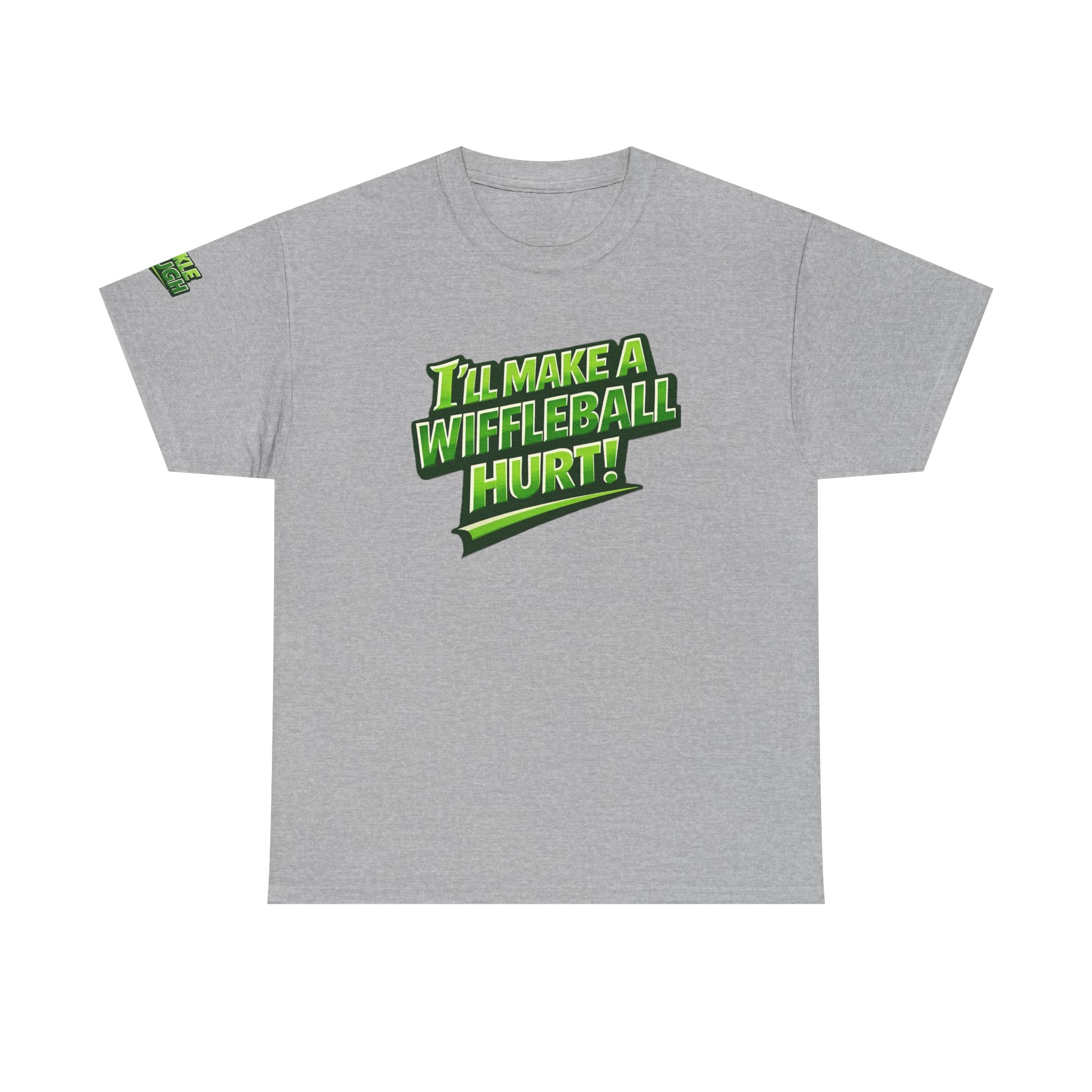 "I’ll Make a Wiffleball Hurt" Pickleball T-Shirt - 100% Cotton Two Sided T-Shirt Unisex