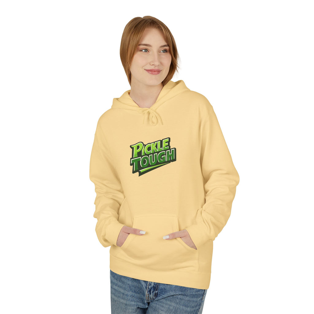 Pickle Tough Logo  Pickleball Hoodie - Hooded Sweatshirt Pullover