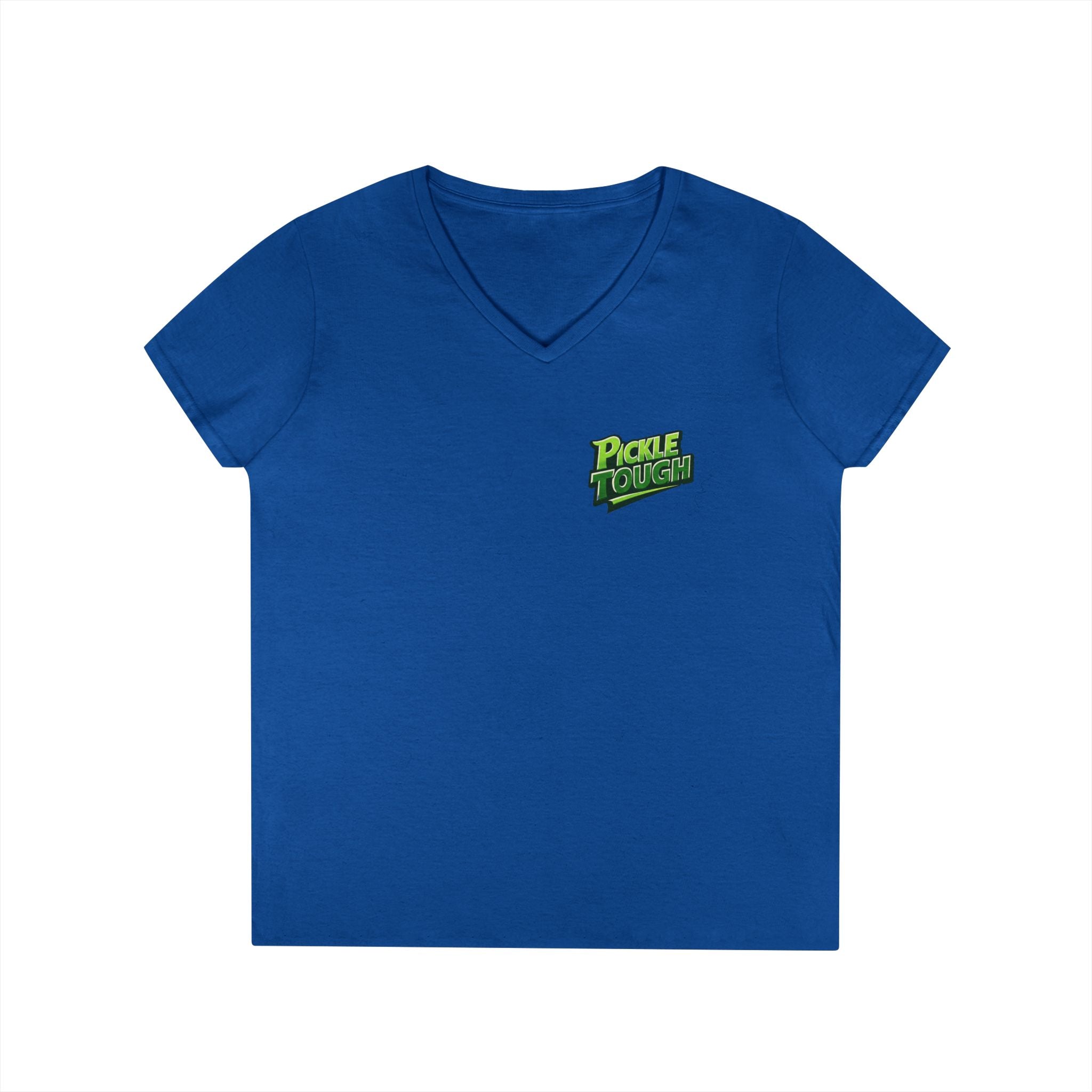 Pickle Tough Logo T-Shirt —  Ladies' V-Neck