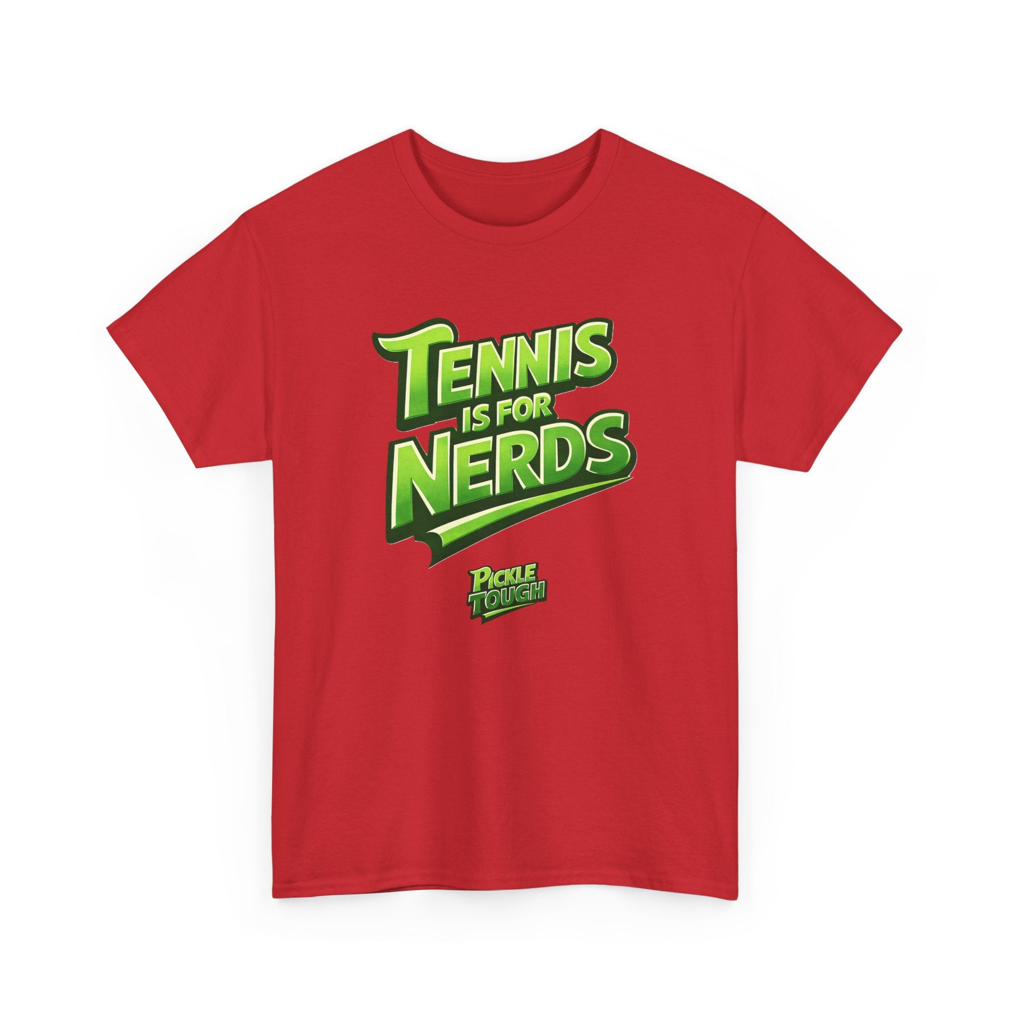 "Tennis Is for Nerds" Pickleball T-Shirt — 100% Cotton T-Shirt Unisex