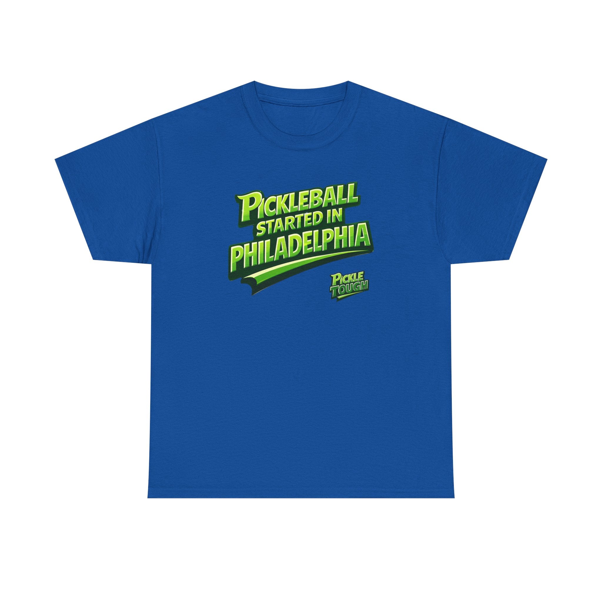 "Pickleball Started In Philadelphia" Pickleball T-Shirt — T-Shirts - 100% Cotton