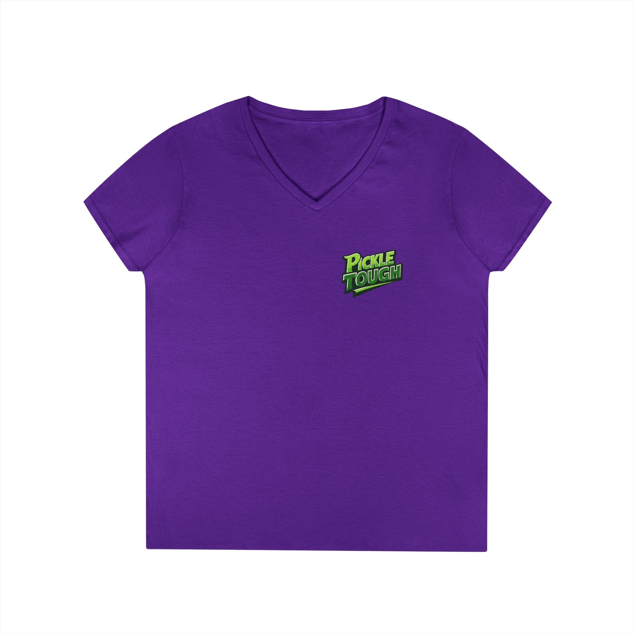 Pickle Tough Logo T-Shirt —  Ladies' V-Neck