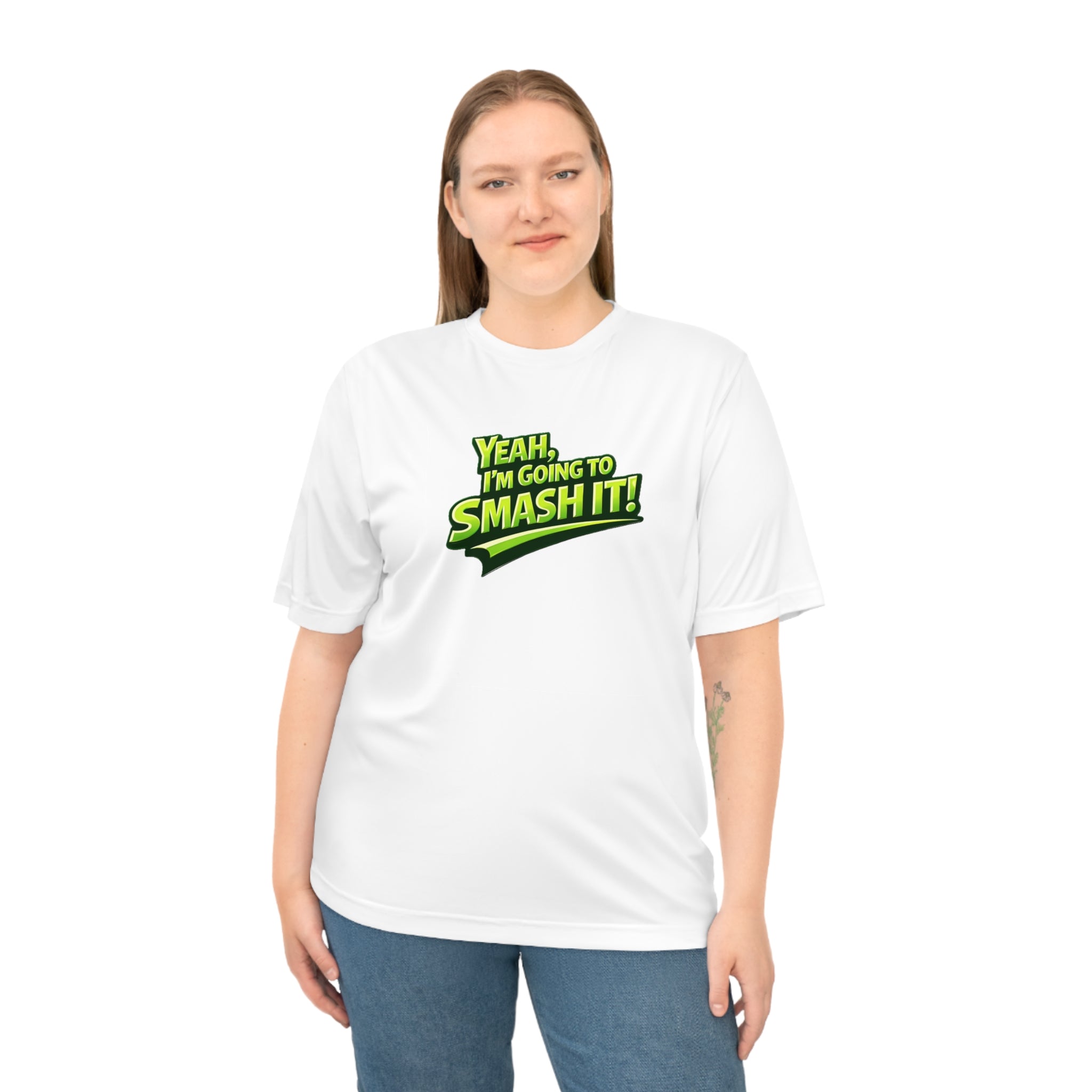"Yeah, I'm Going to SMASH IT!" Pickleball T-shirt - Unisex - Performance Two Sided T-shirt