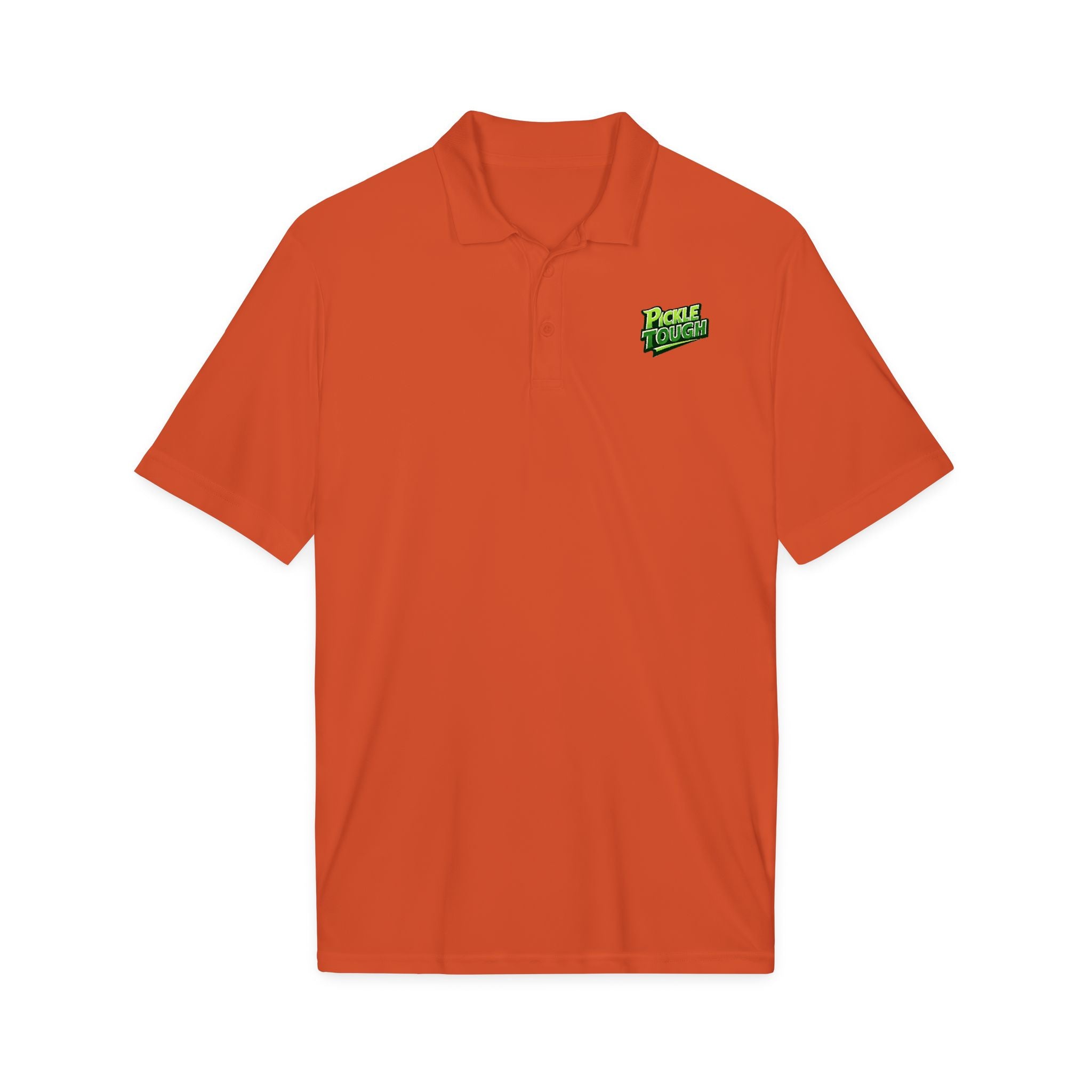 Pickle Tough Logo Pickleball Polo-PosiCharge® Competitor™ Polo
