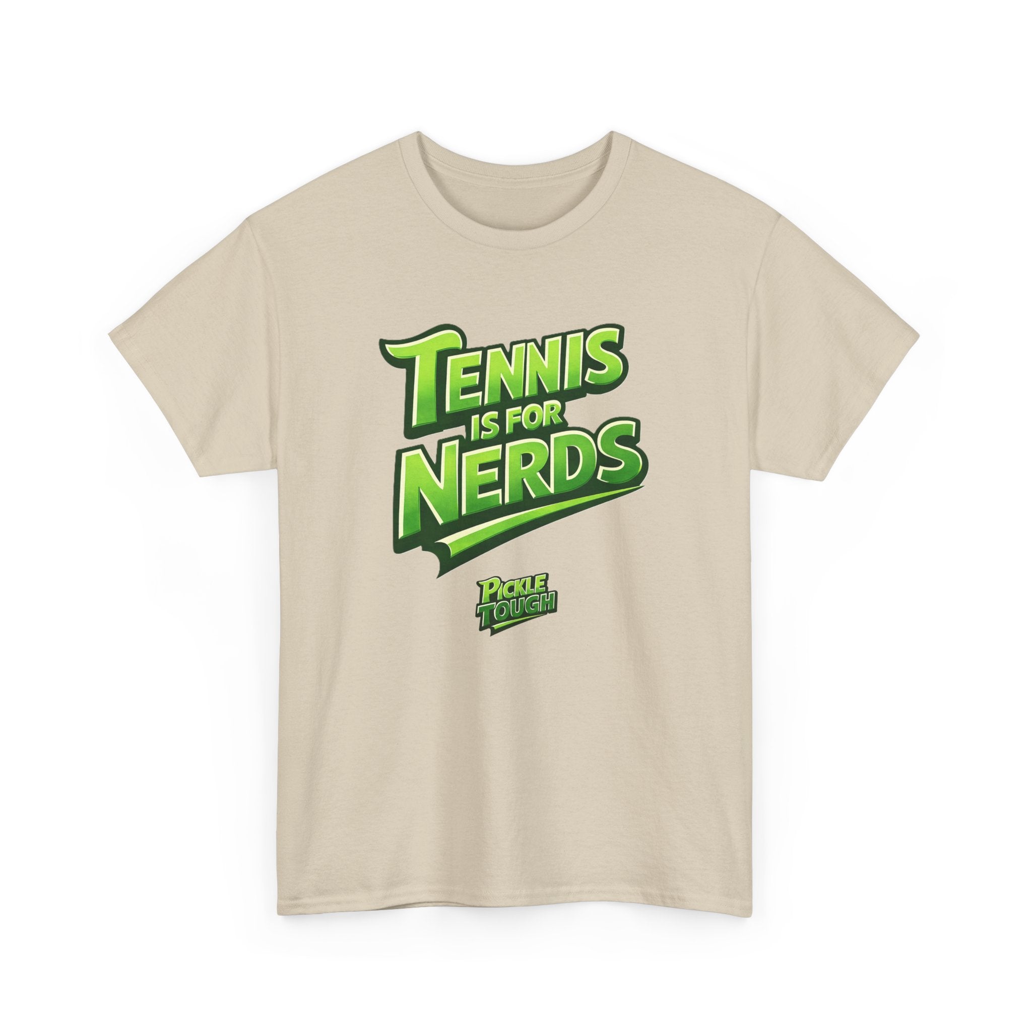 "Tennis Is for Nerds" Pickleball T-Shirt — 100% Cotton T-Shirt Unisex