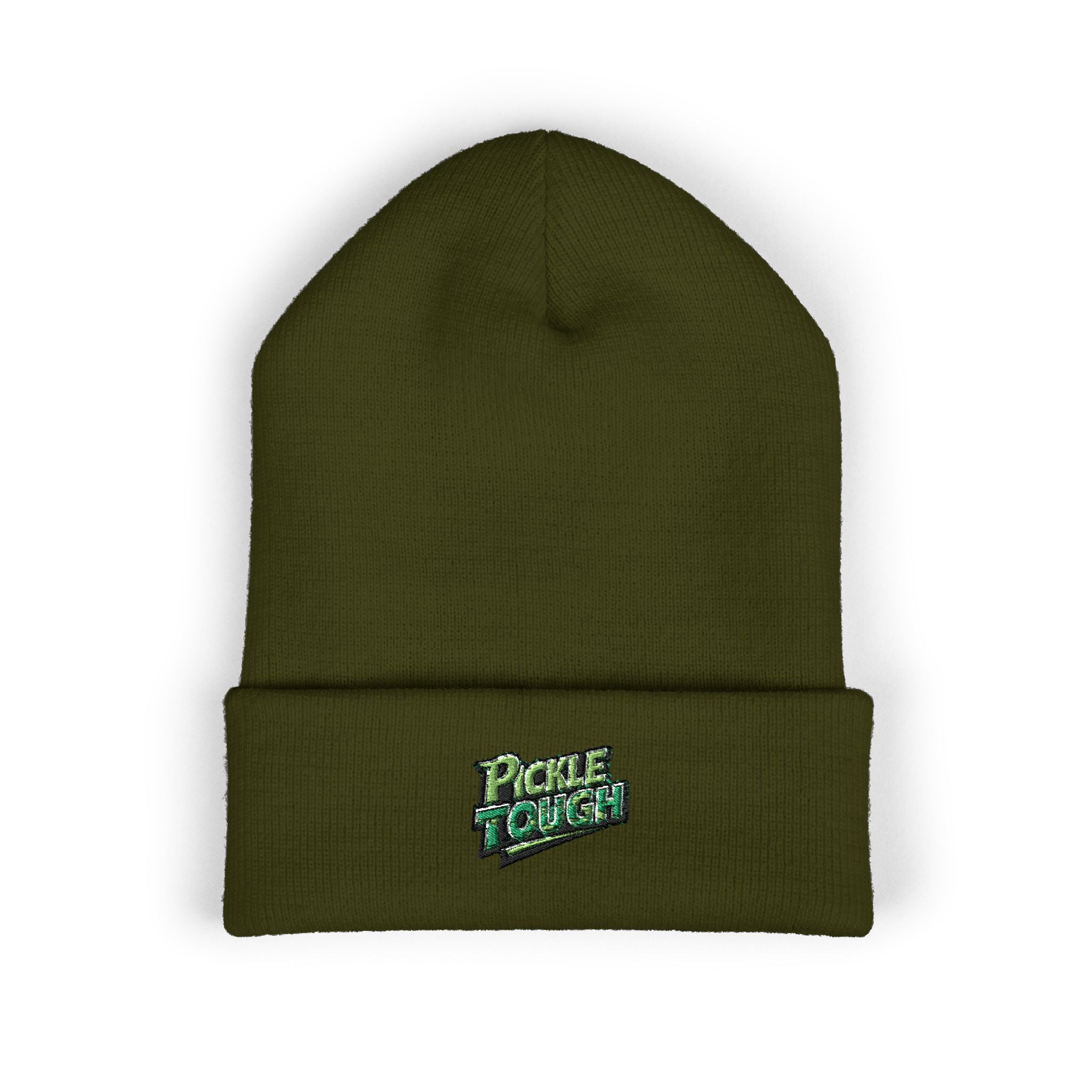 Pickle Tough Logo Beanie — Classic Knit Winter Hat