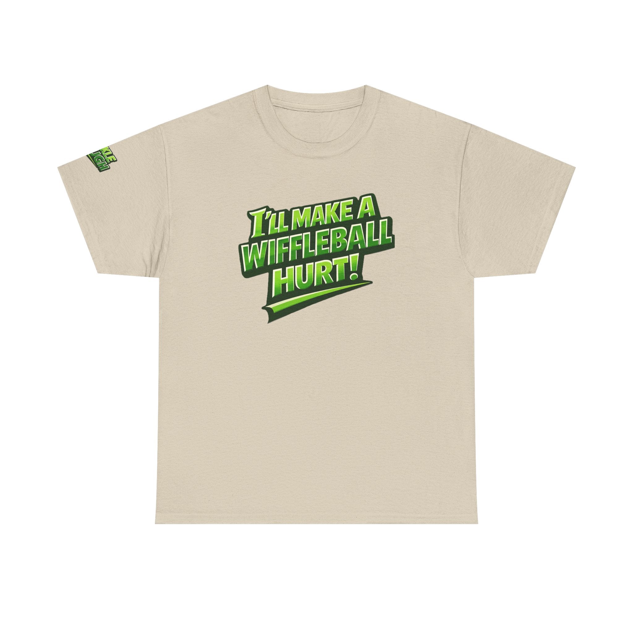 "I’ll Make a Wiffleball Hurt" Pickleball T-Shirt - 100% Cotton Two Sided T-Shirt Unisex
