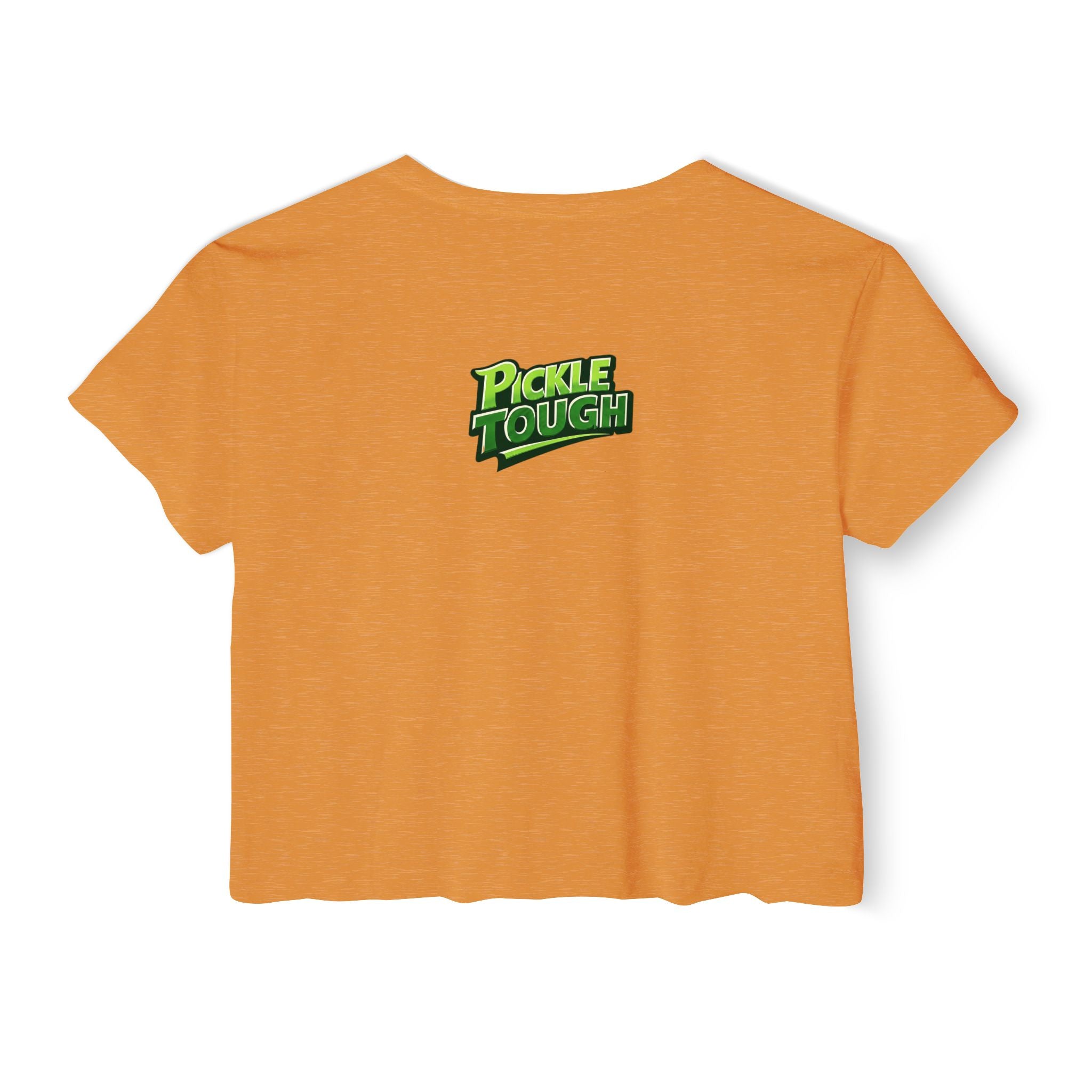 "I Look Good Beating You" Pickleball Two Sided Crop Top