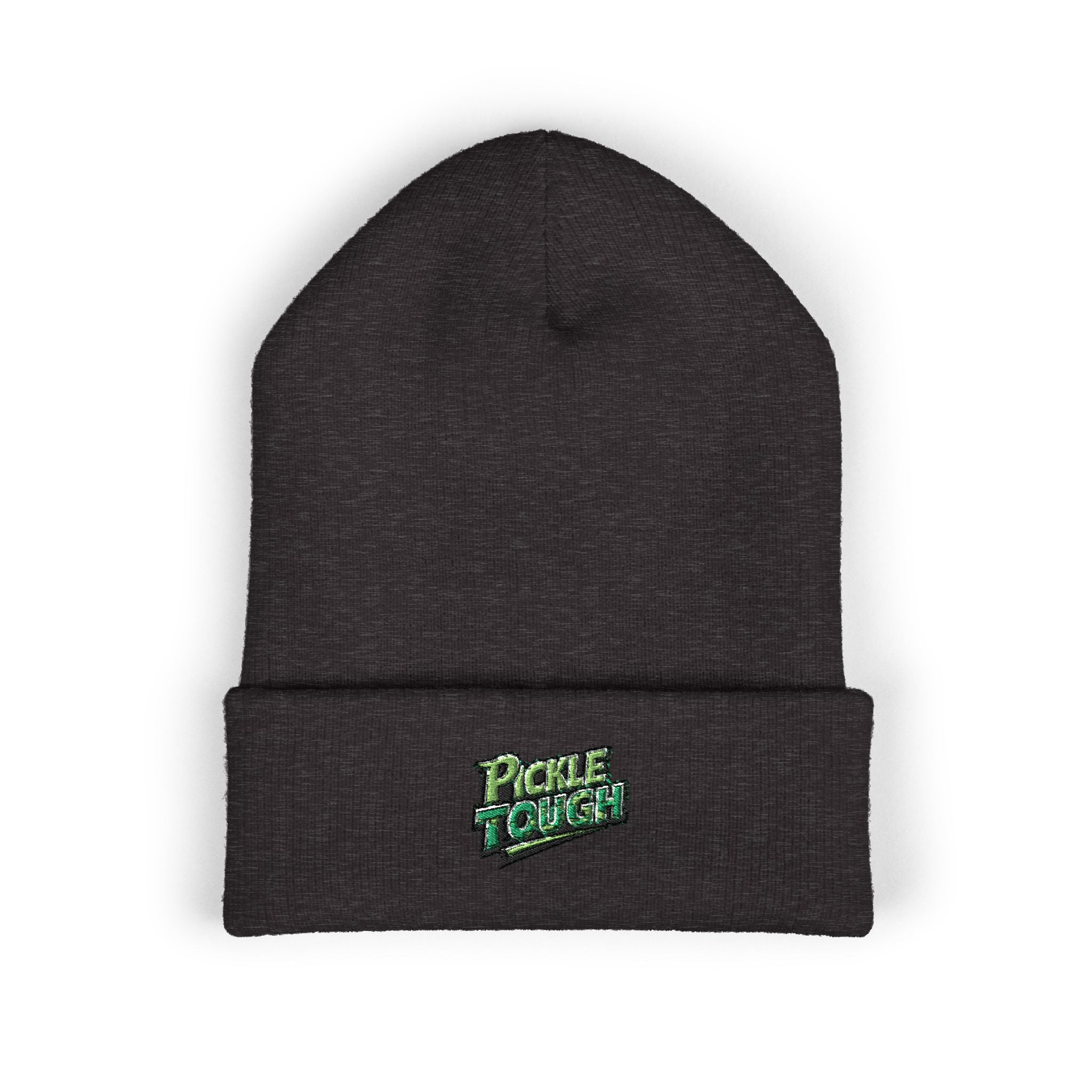 Pickle Tough Logo Beanie — Classic Knit Winter Hat