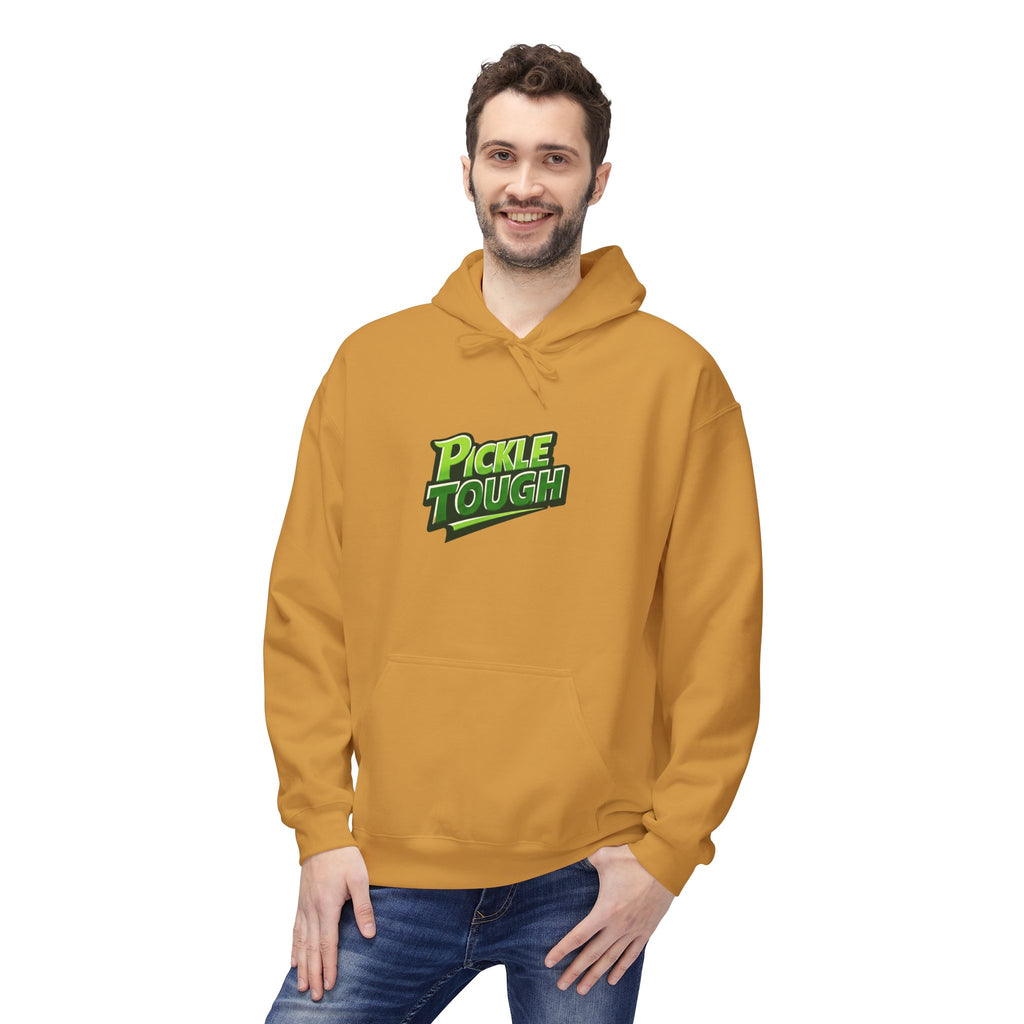 Pickle Tough Logo  Pickleball Hoodie - Hooded Sweatshirt Pullover