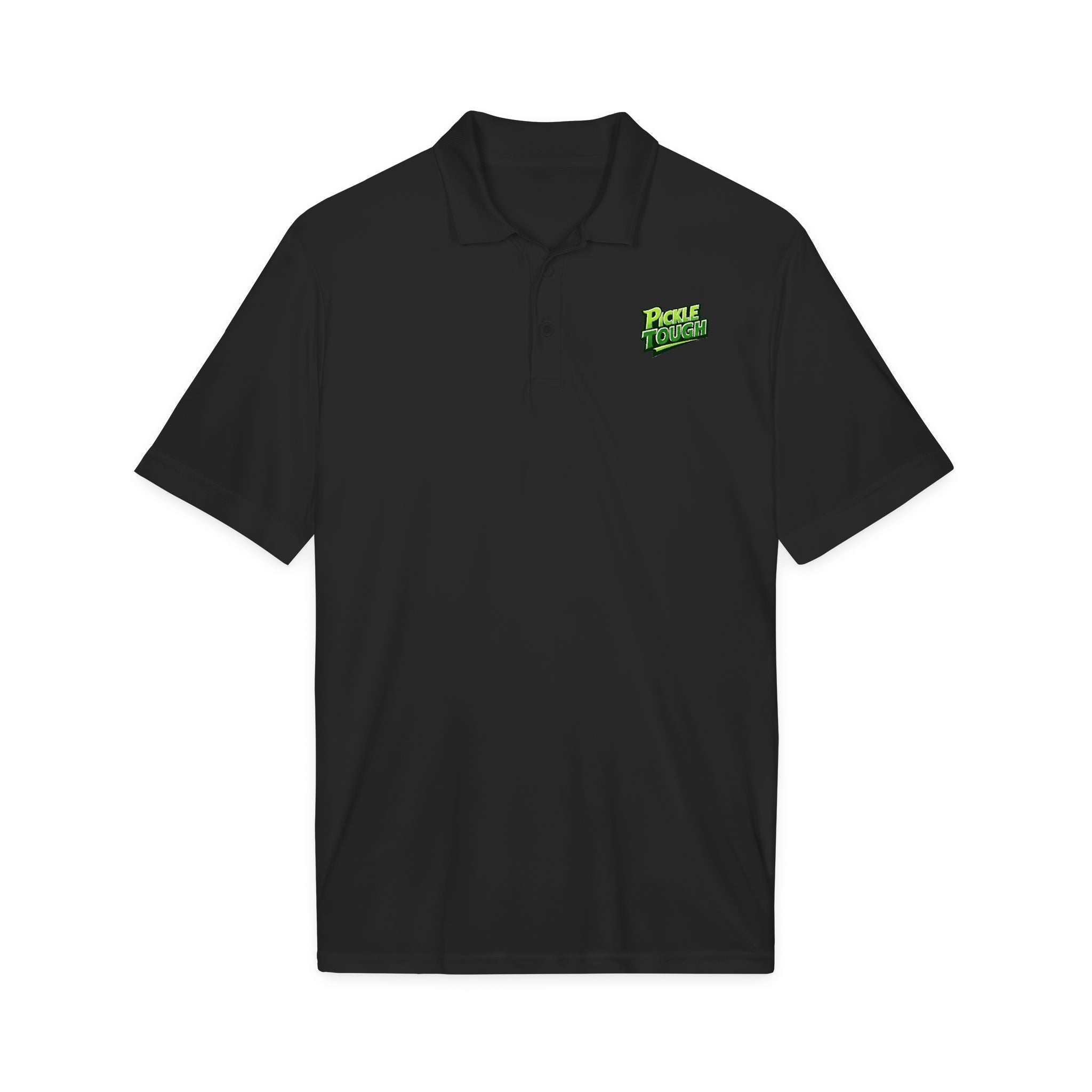 Pickle Tough Logo Pickleball Polo-PosiCharge® Competitor™ Polo