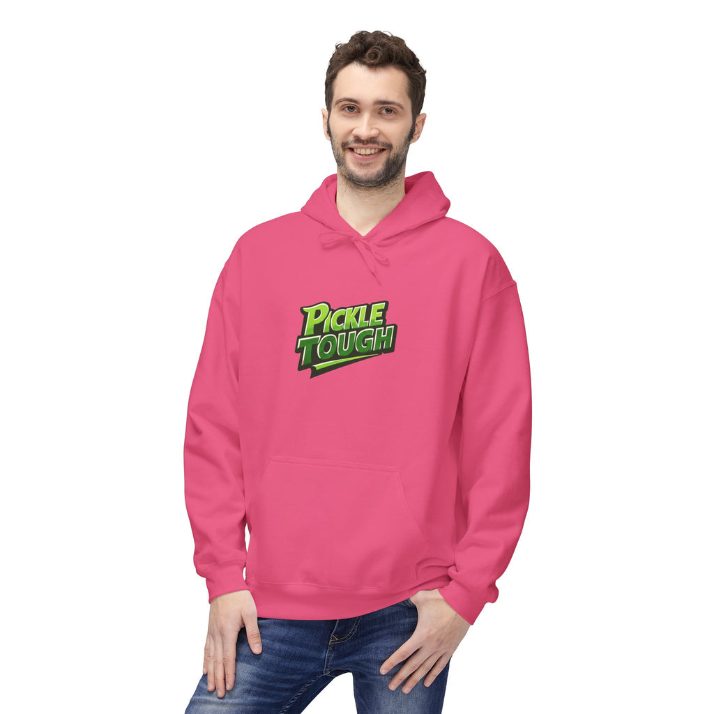Pickle Tough Logo  Pickleball Hoodie - Hooded Sweatshirt Pullover