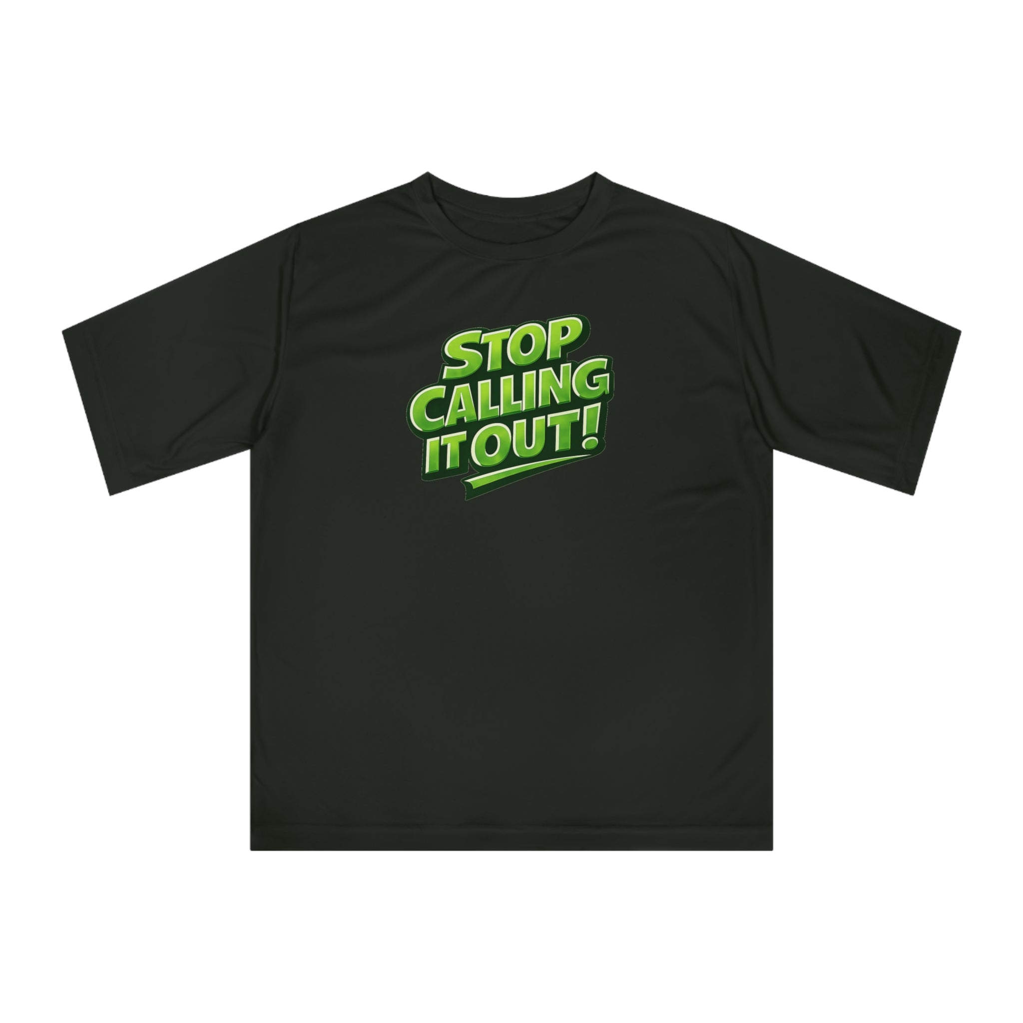 "Stop Calling It Out" Pickleball T-Shirt | Performance Unisex Two Sided T-Shirt