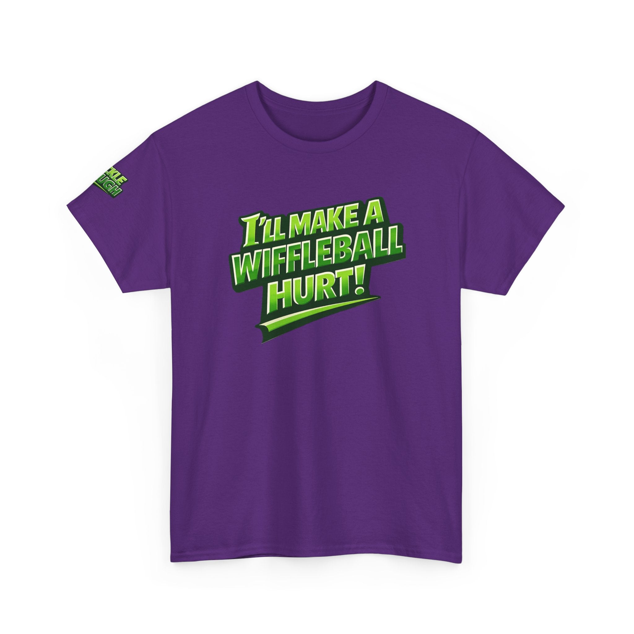 "I’ll Make a Wiffleball Hurt" Pickleball T-Shirt - 100% Cotton Two Sided T-Shirt Unisex
