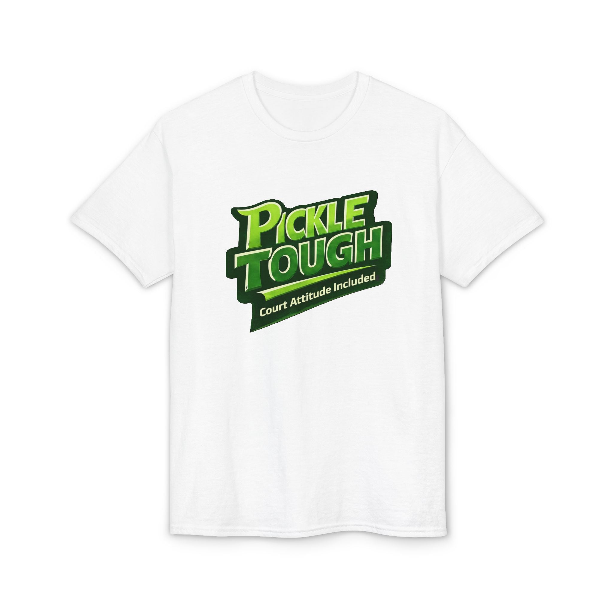 “Pickle Tough: Court Attitude Included” Pickleball T-Shirt- Unisex DryBlend® T-Shirt