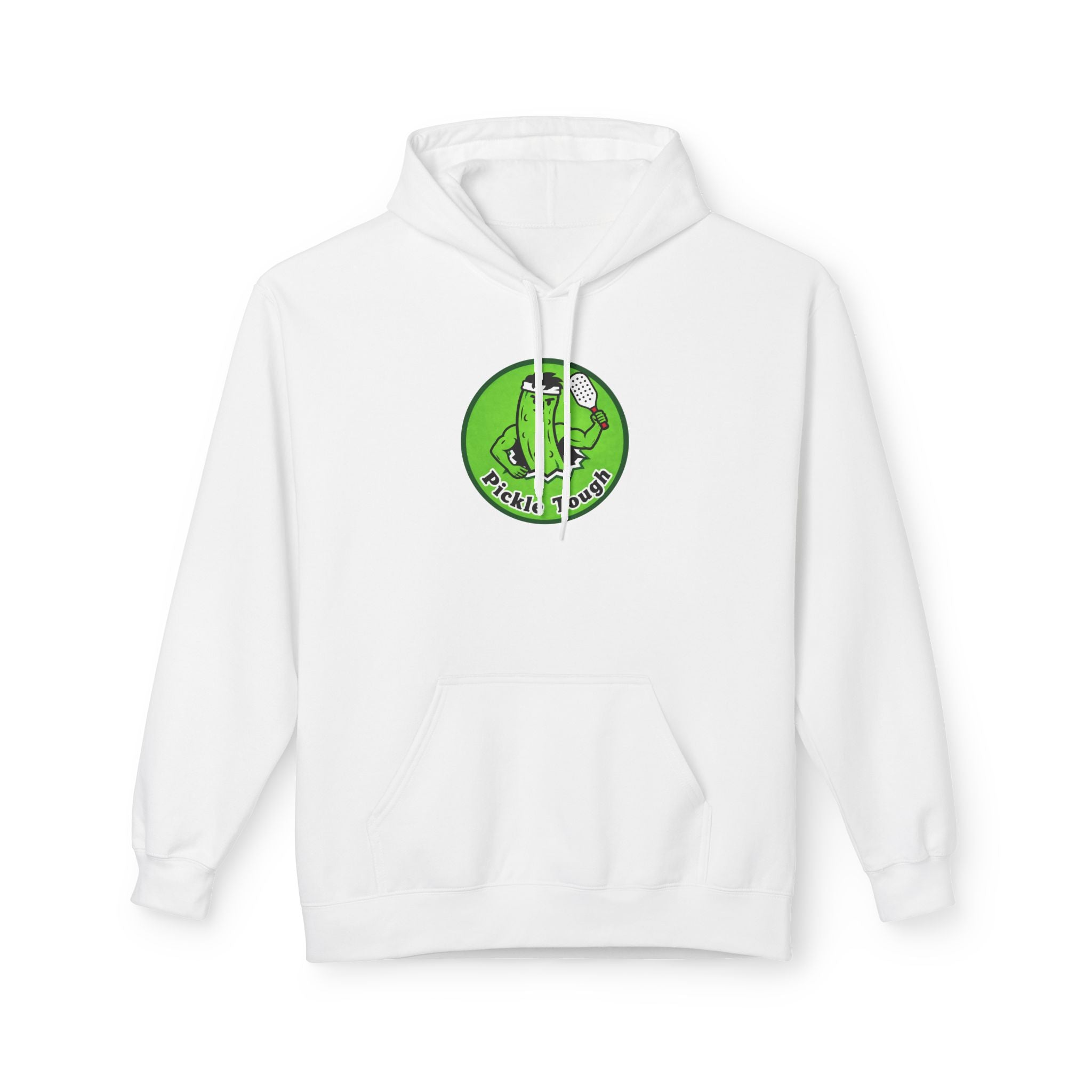 Retro Pickle Man Pickleball Hoodie -  Hooded Sweatshirt Pullover