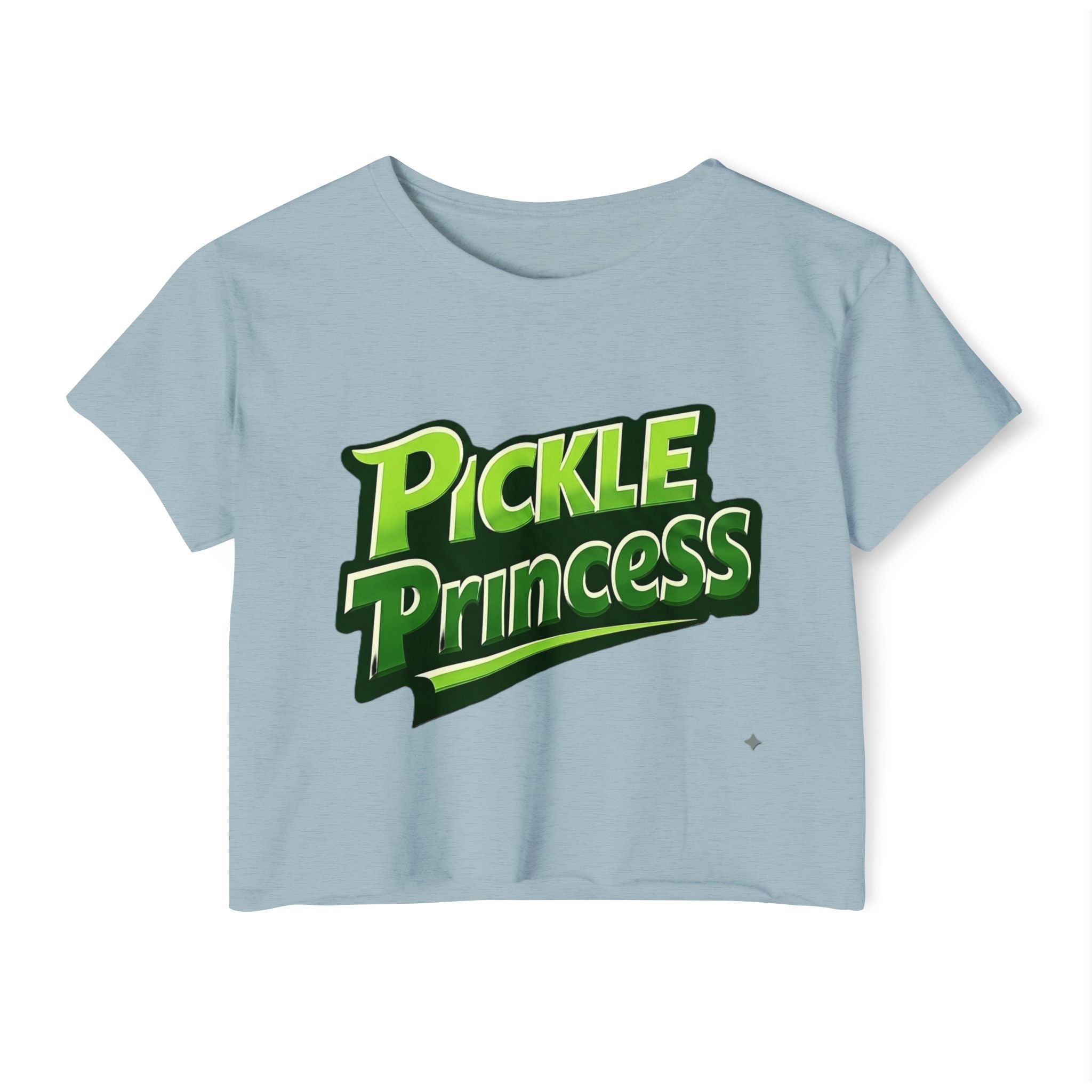 Pickle Princess Crop Top — Women's Festival Graphic Tee