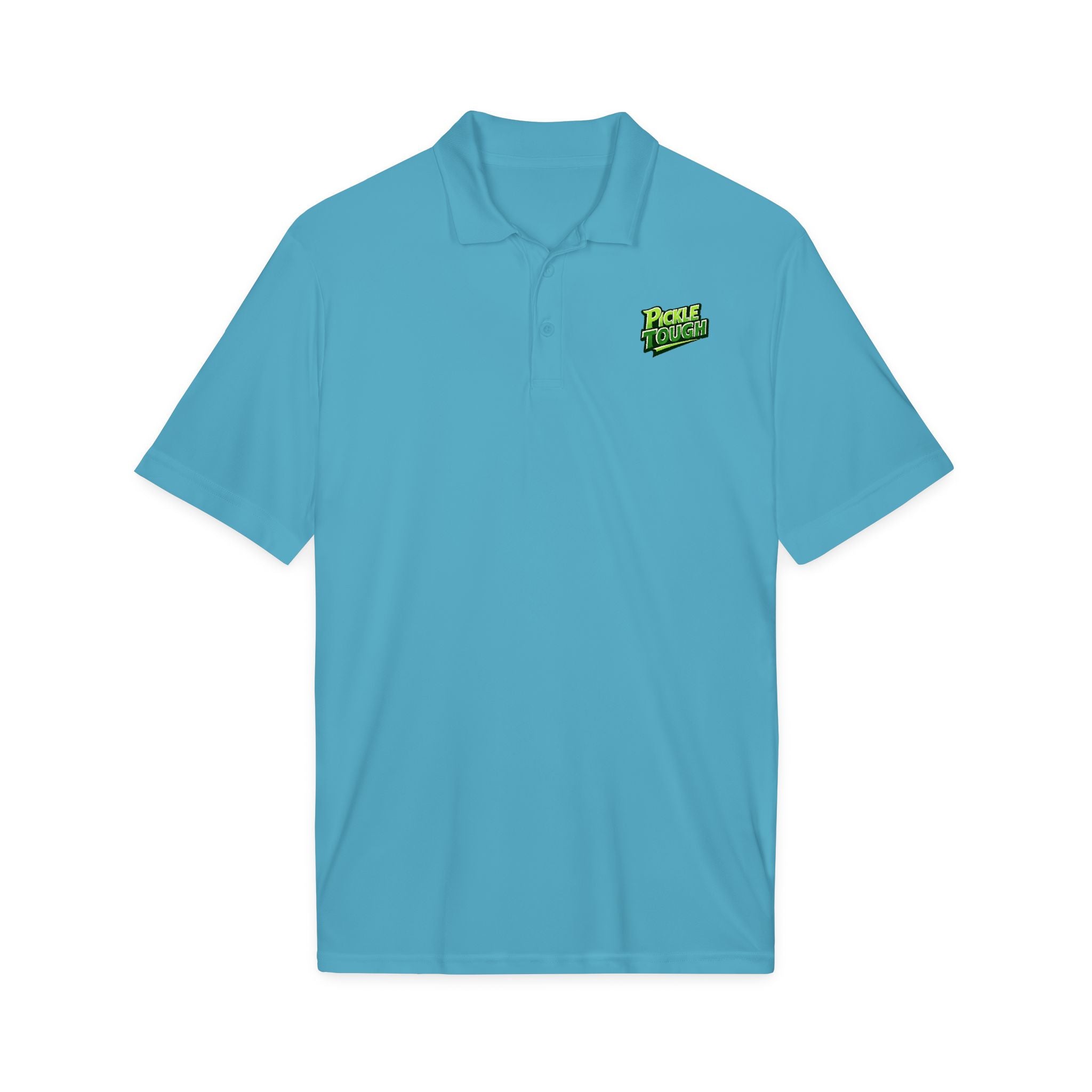 Pickle Tough Logo Pickleball Polo-PosiCharge® Competitor™ Polo