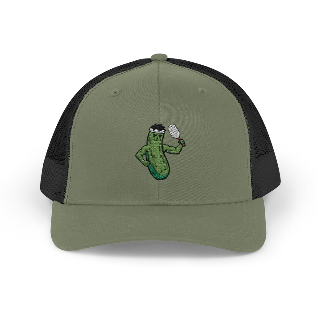 Pickleman Logo Trucker Cap — Patch Snapback