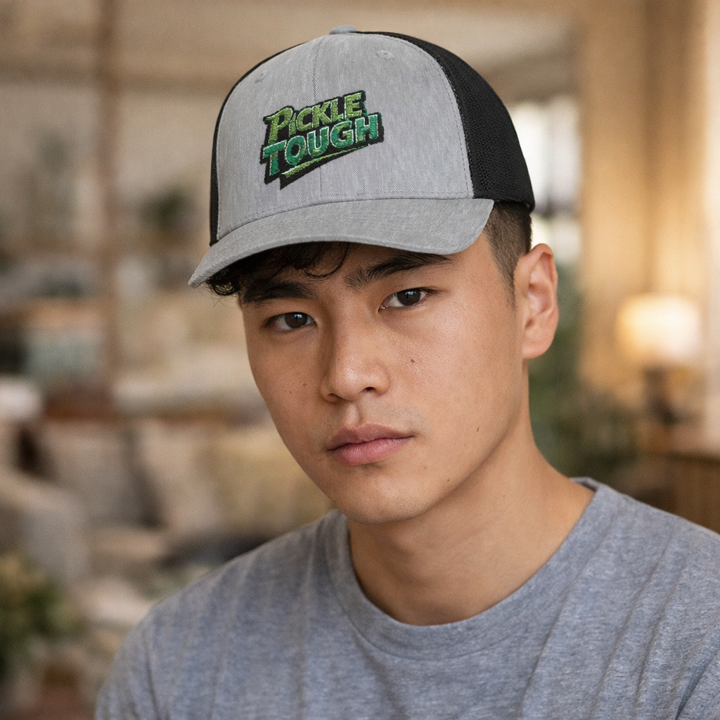 Pickle Tough Trucker Cap — Patch Snapback