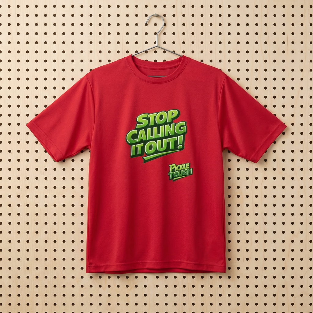 "Stop Calling It Out" Pickleball T-Shirt | Performance Unisex